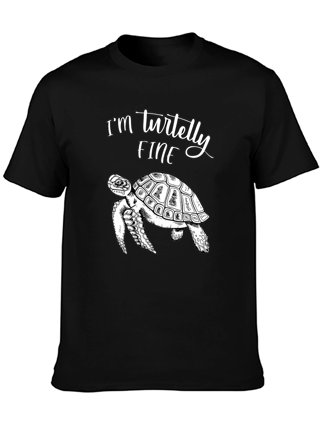 Im Turtelly Fine T-Shirt Funny Turtle Tee