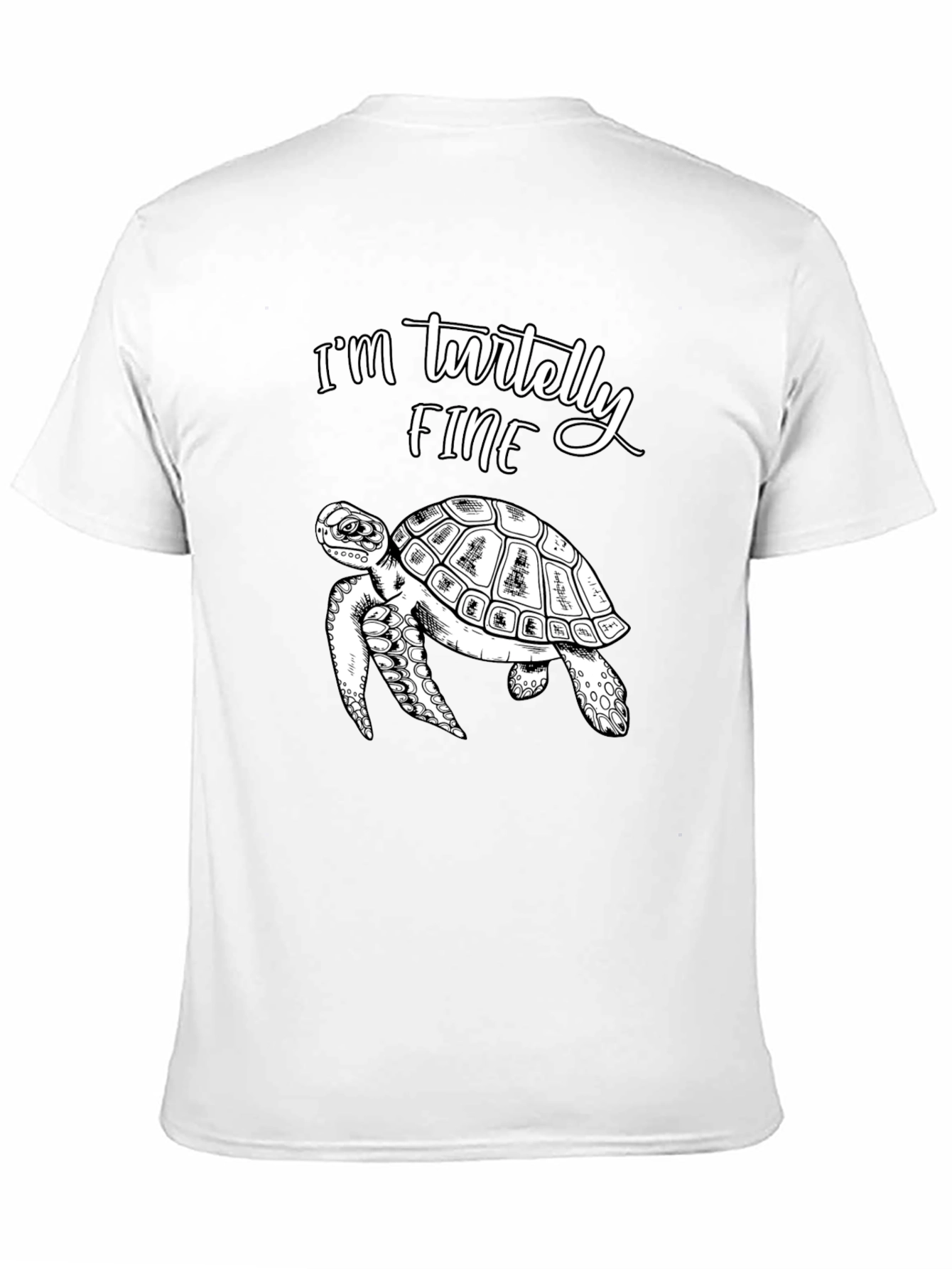 Im Turtelly Fine T-Shirt Funny Turtle Tee