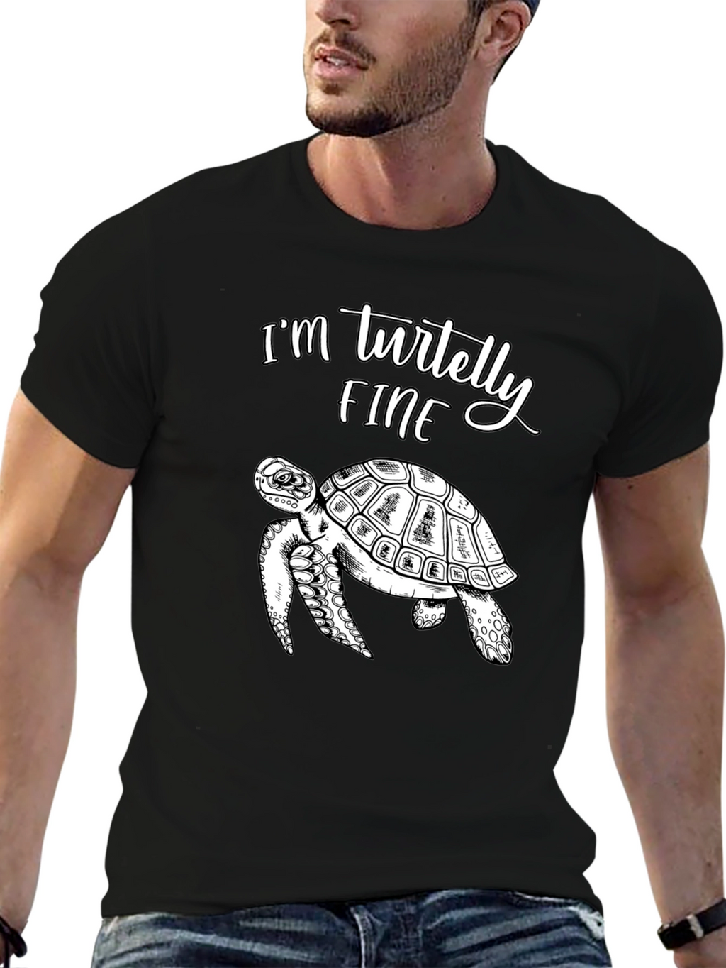 Im Turtelly Fine T-Shirt Funny Turtle Tee