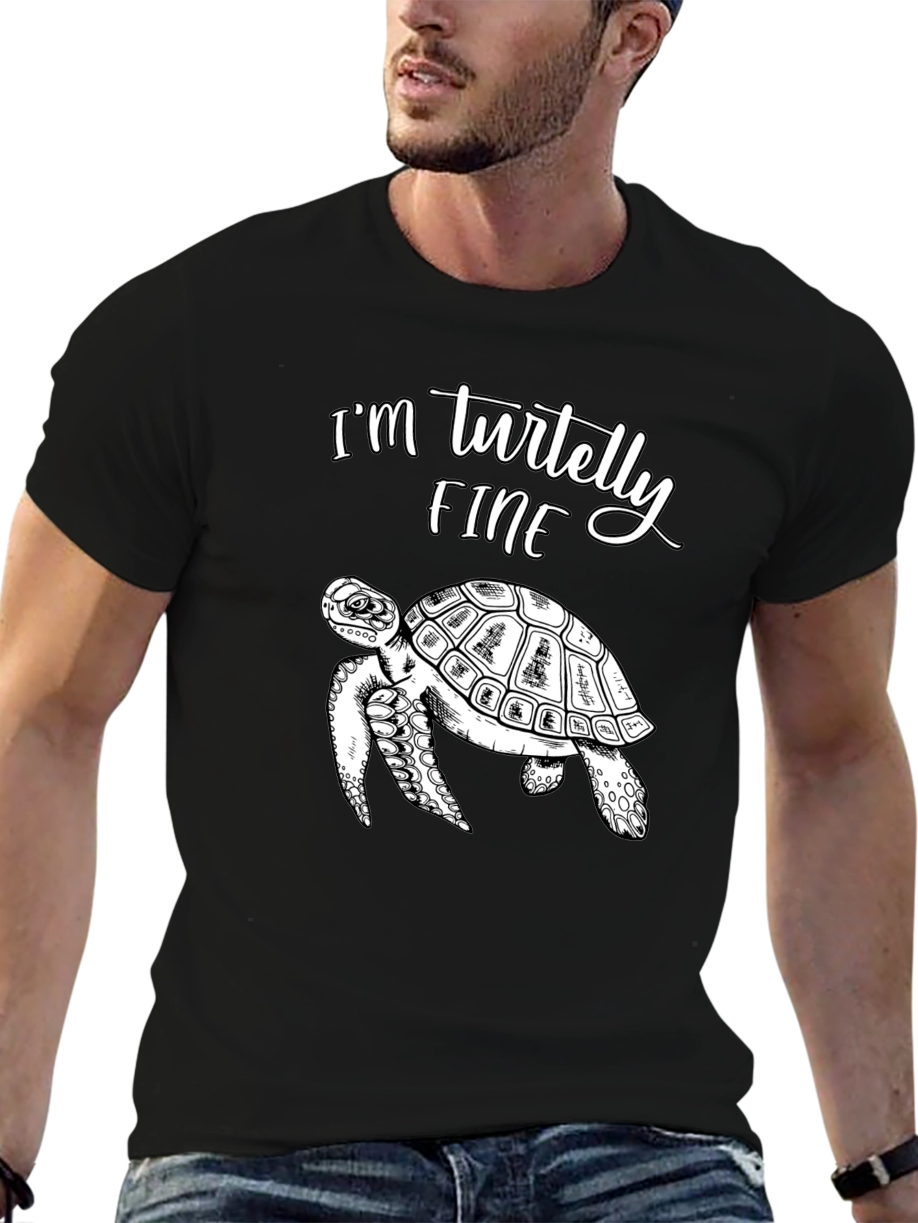 Im Turtelly Fine T-Shirt Funny Turtle Tee