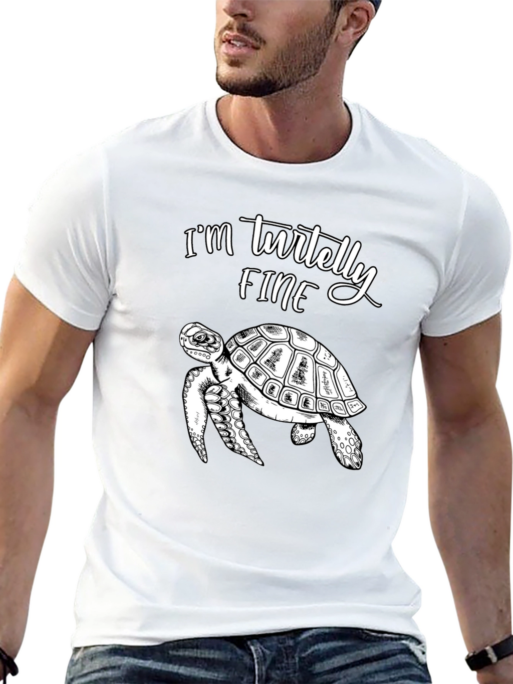 Im Turtelly Fine T-Shirt Funny Turtle Tee