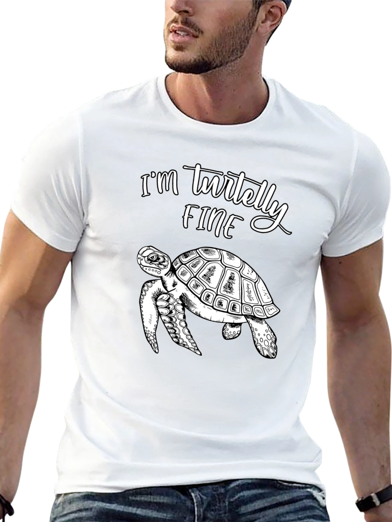 Im Turtelly Fine T-Shirt Funny Turtle Tee
