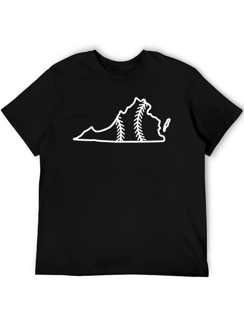 Virginia Baseball State Outline T-Shirt
