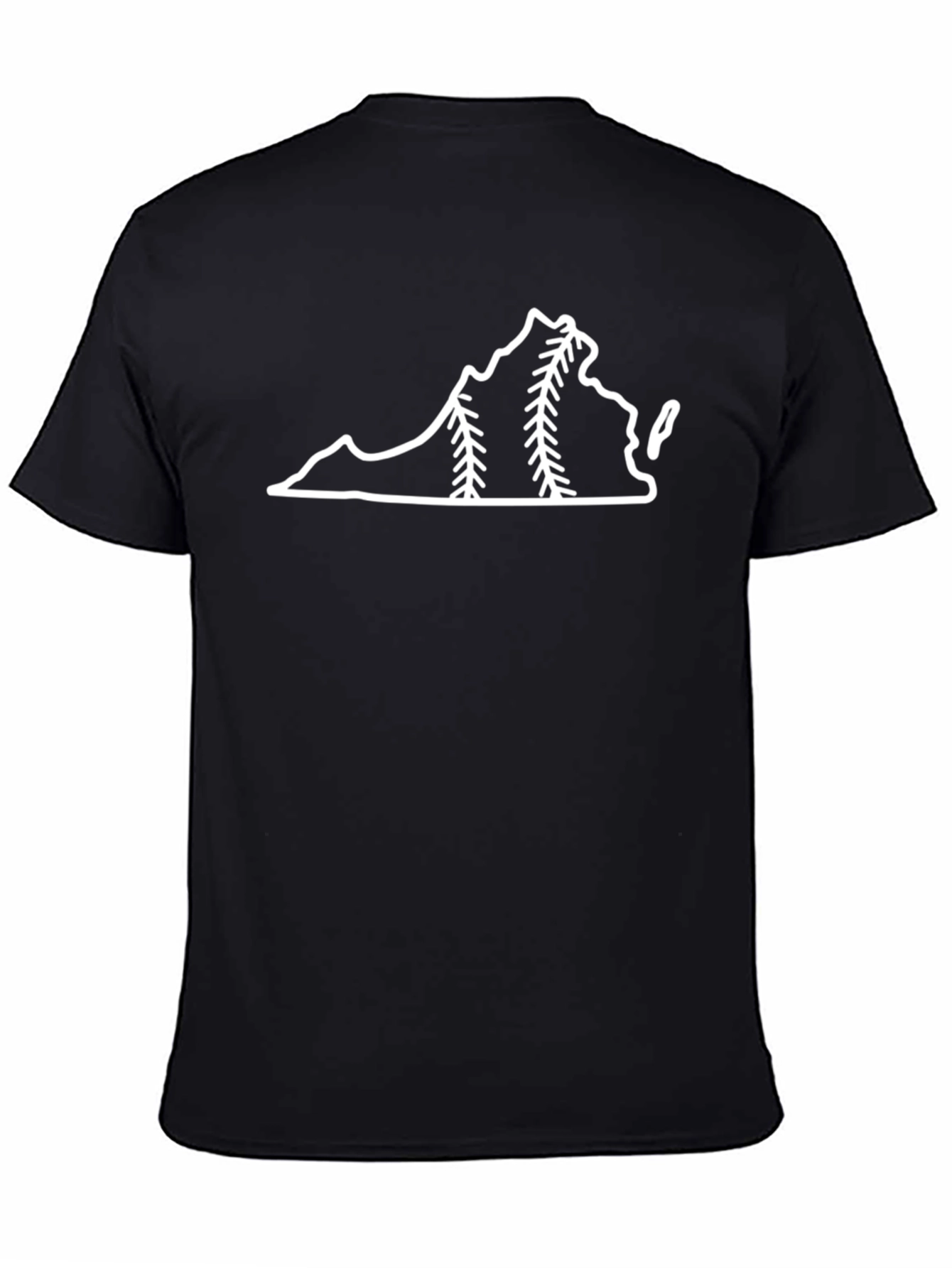 Virginia Baseball State Outline T-Shirt
