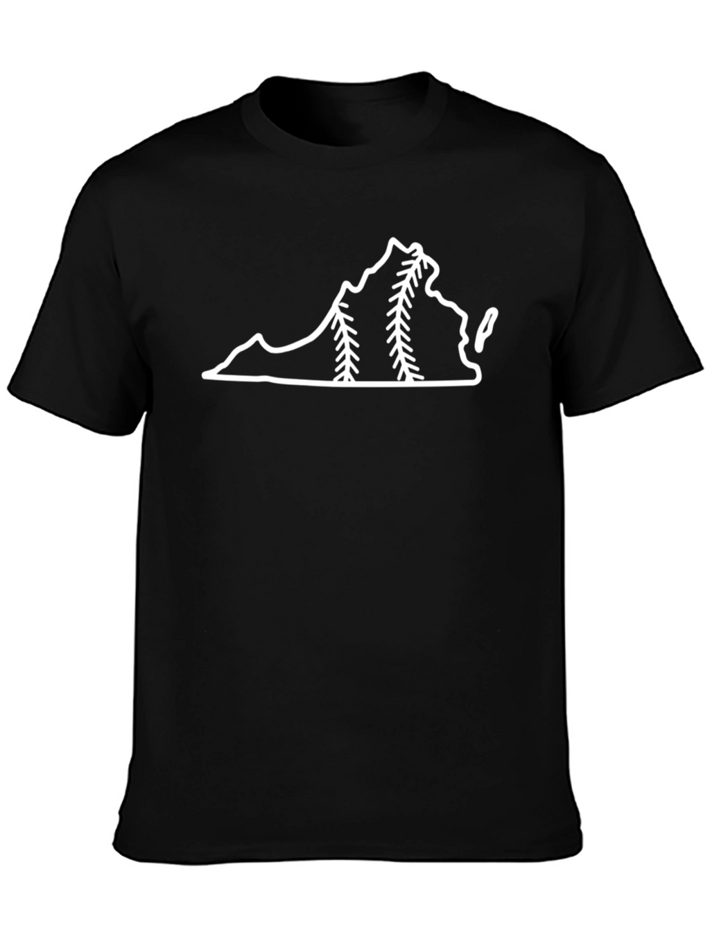 Virginia Baseball State Outline T-Shirt
