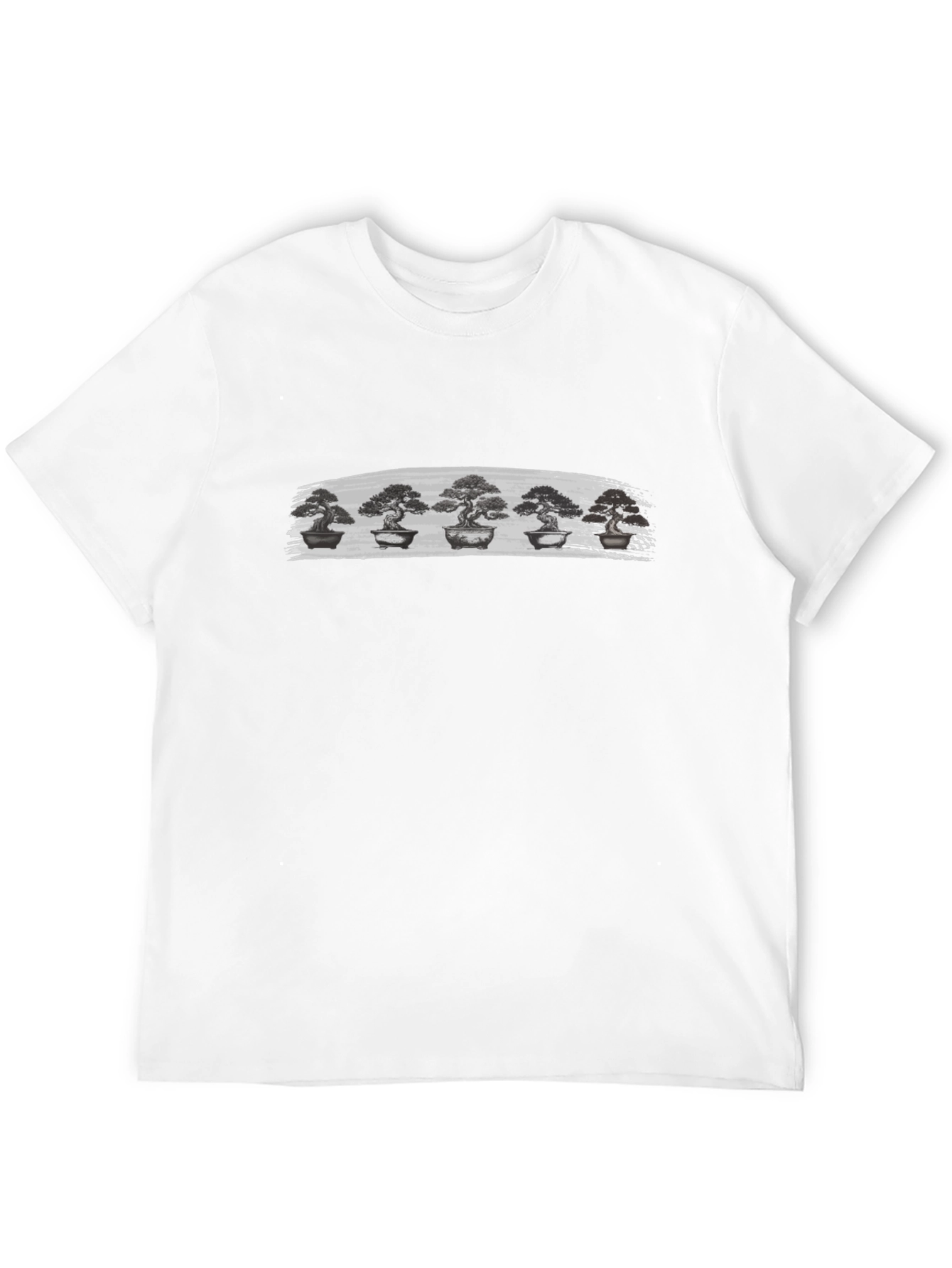 Bonsai Tree Graphic Black T-Shirt