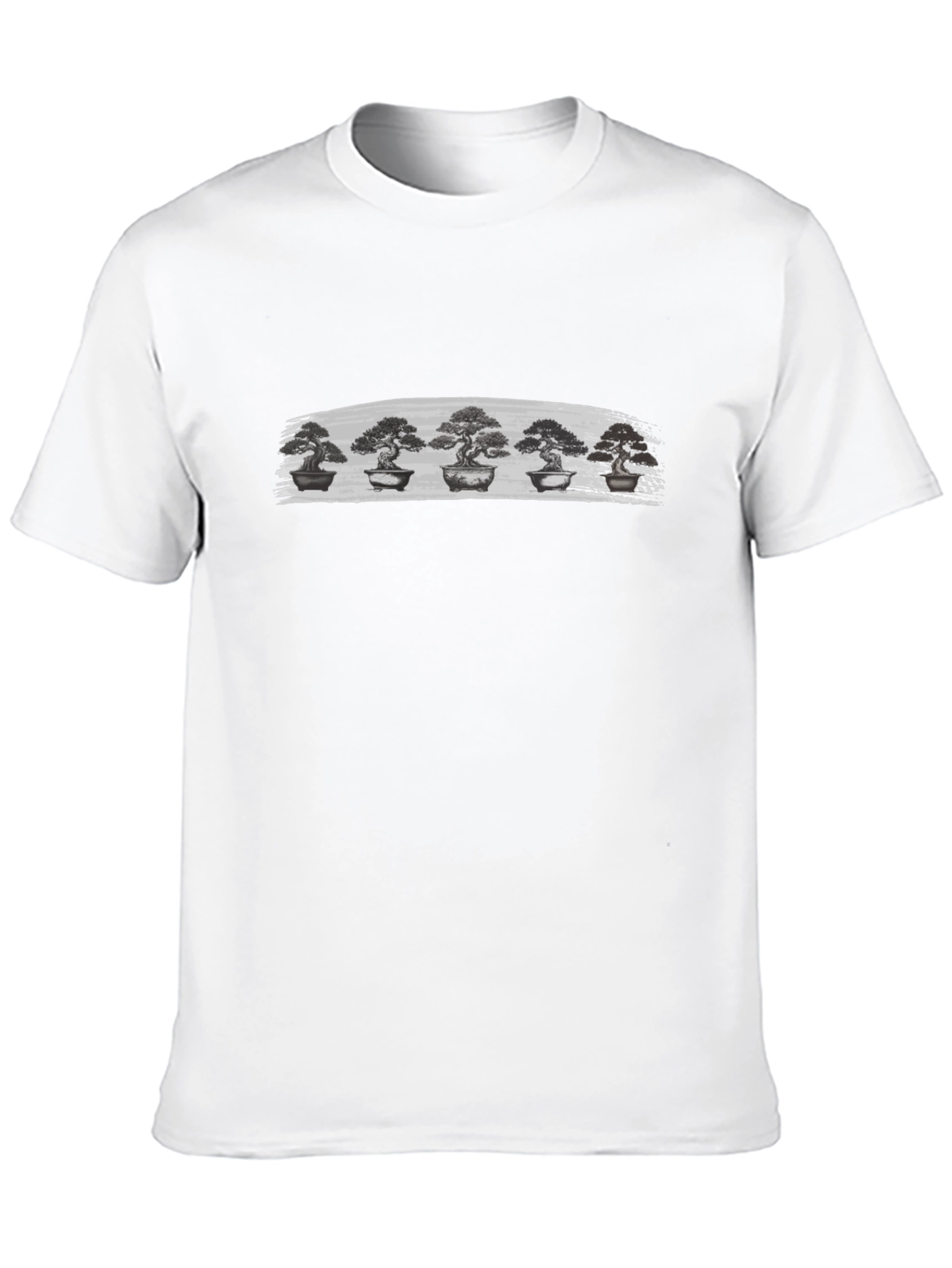 Bonsai Tree Graphic Black T-Shirt