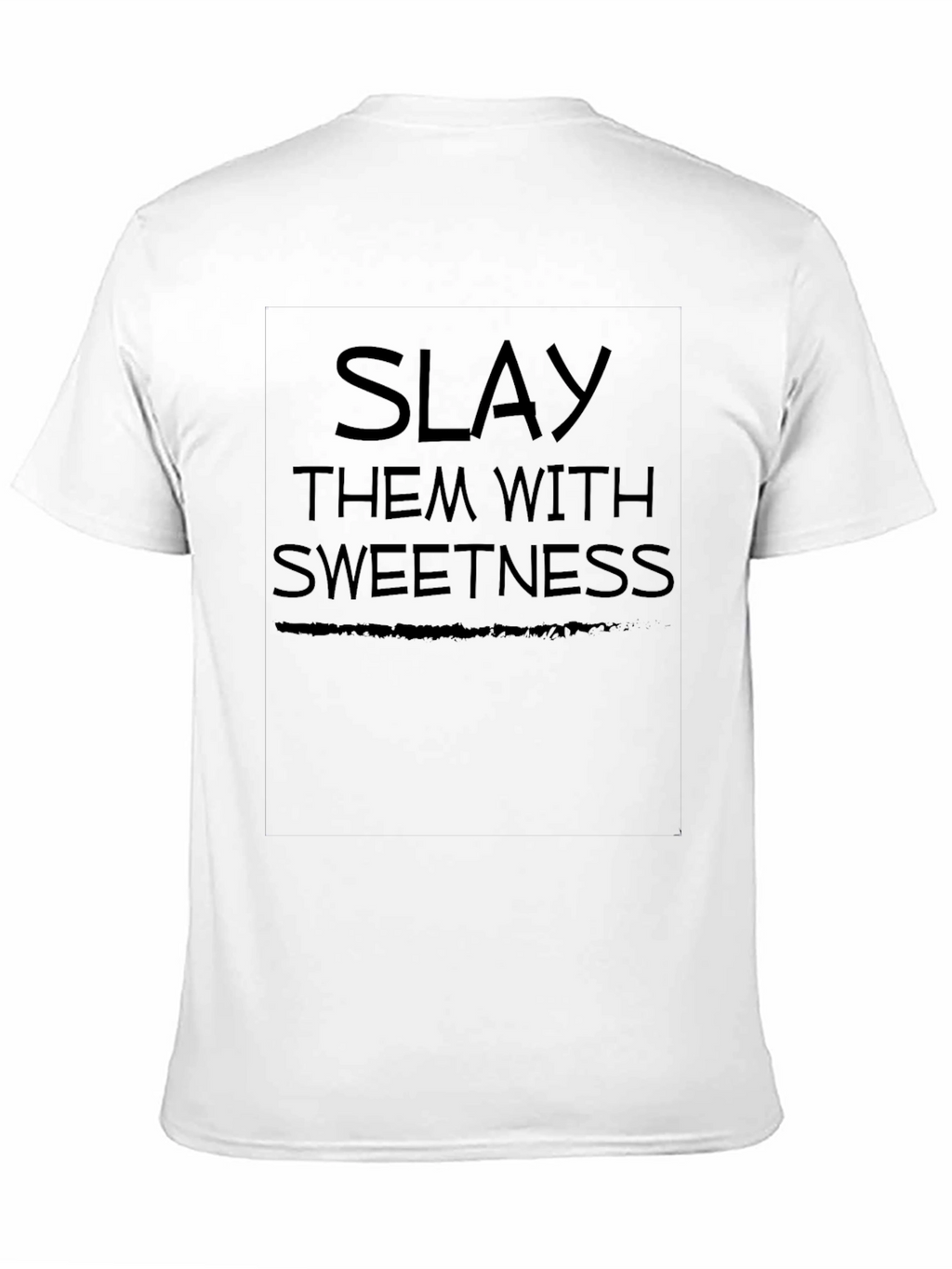 Slay Them With Sweetness Graphic Tee - Black