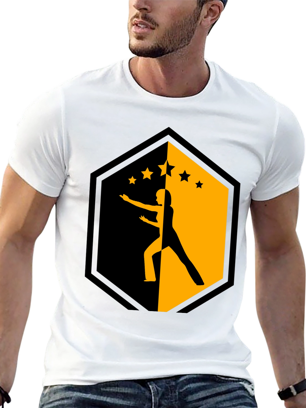 Geometric Juggling Star T-Shirt