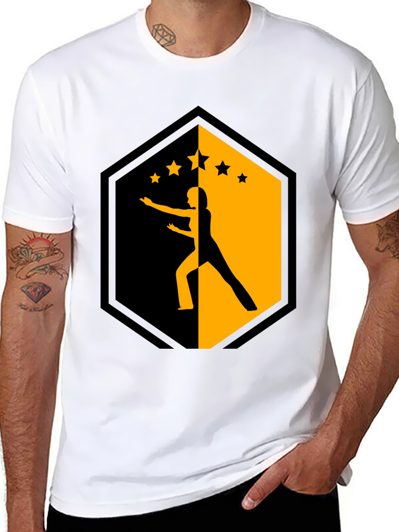 Geometric Juggling Star T-Shirt