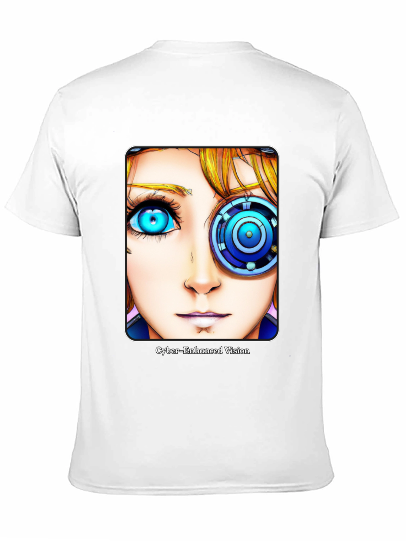 Cyberpunk Enhanced Vision Graphic T-Shirt