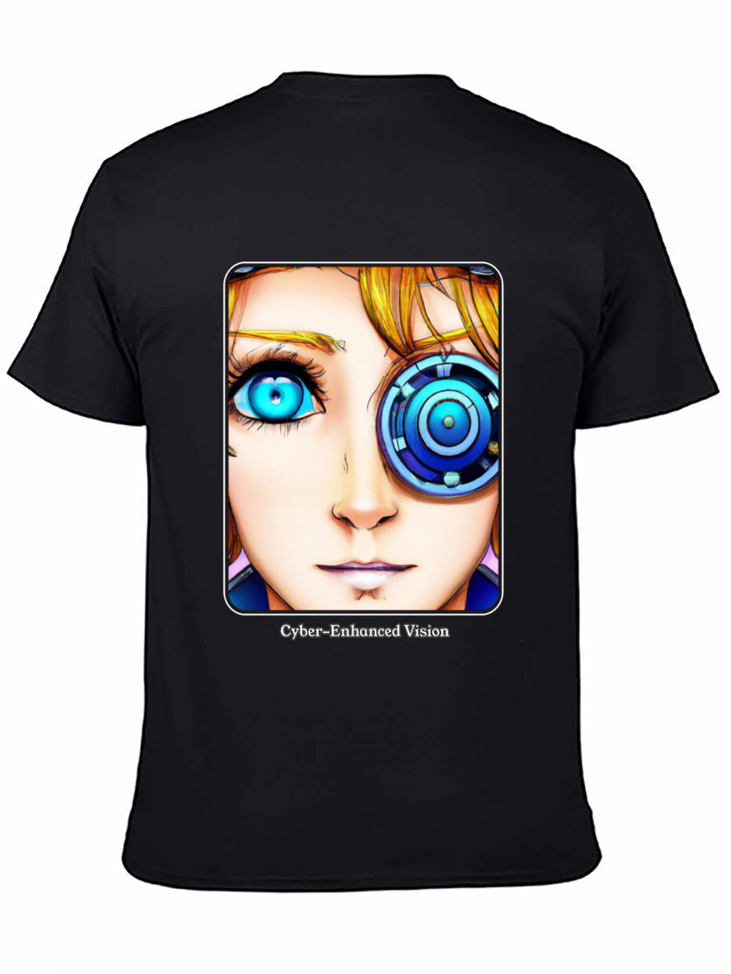 Cyberpunk Enhanced Vision Graphic T-Shirt