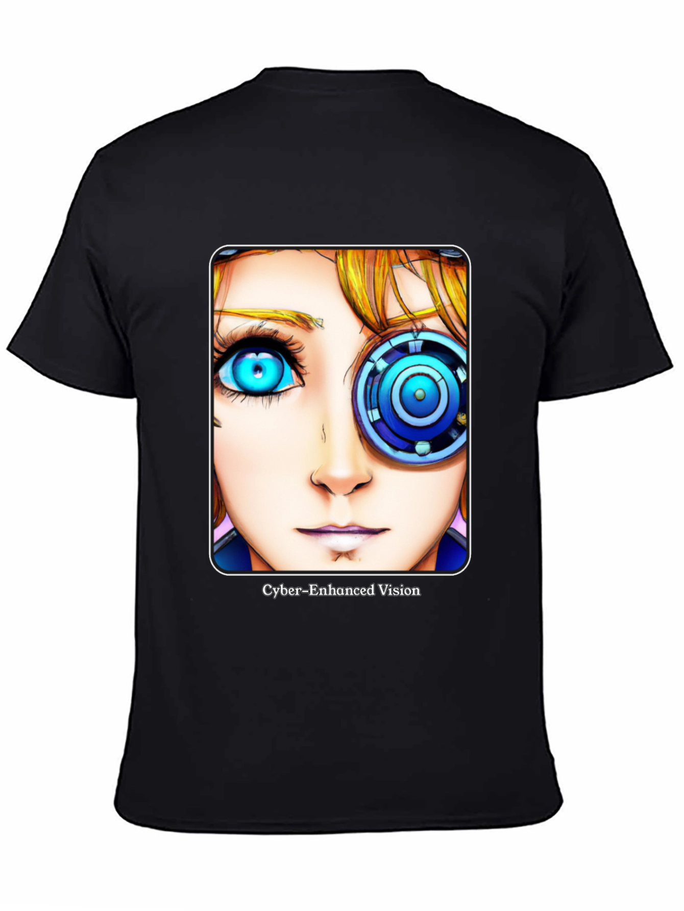 Cyberpunk Enhanced Vision Graphic T-Shirt