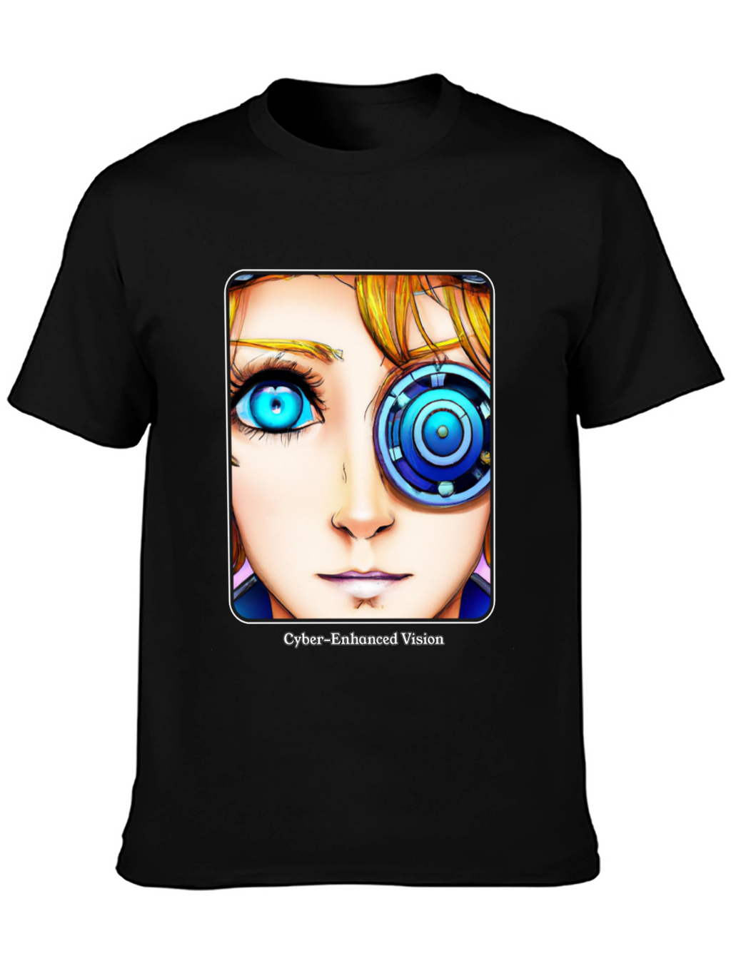 Cyberpunk Enhanced Vision Graphic T-Shirt