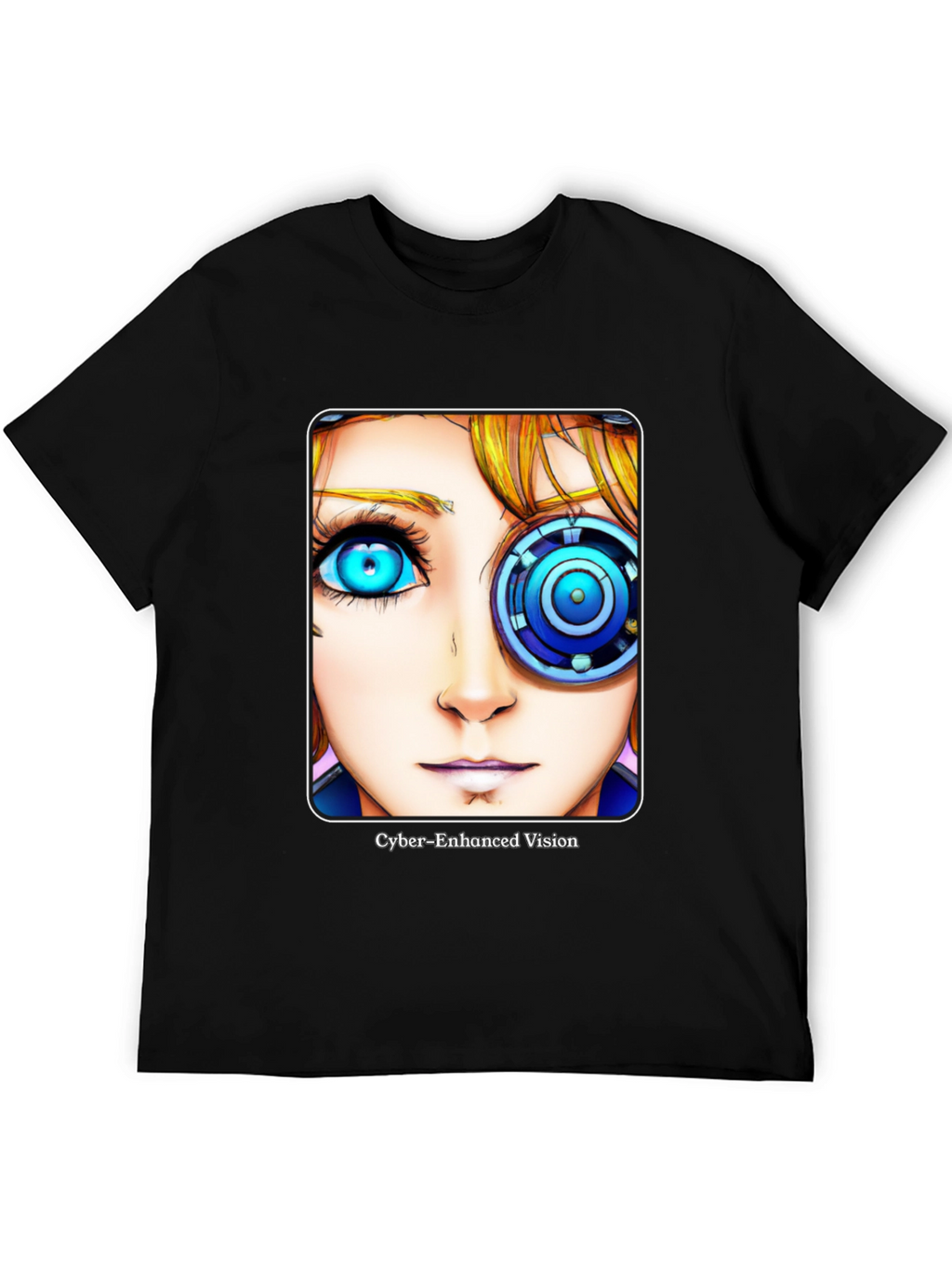 Cyberpunk Enhanced Vision Graphic T-Shirt