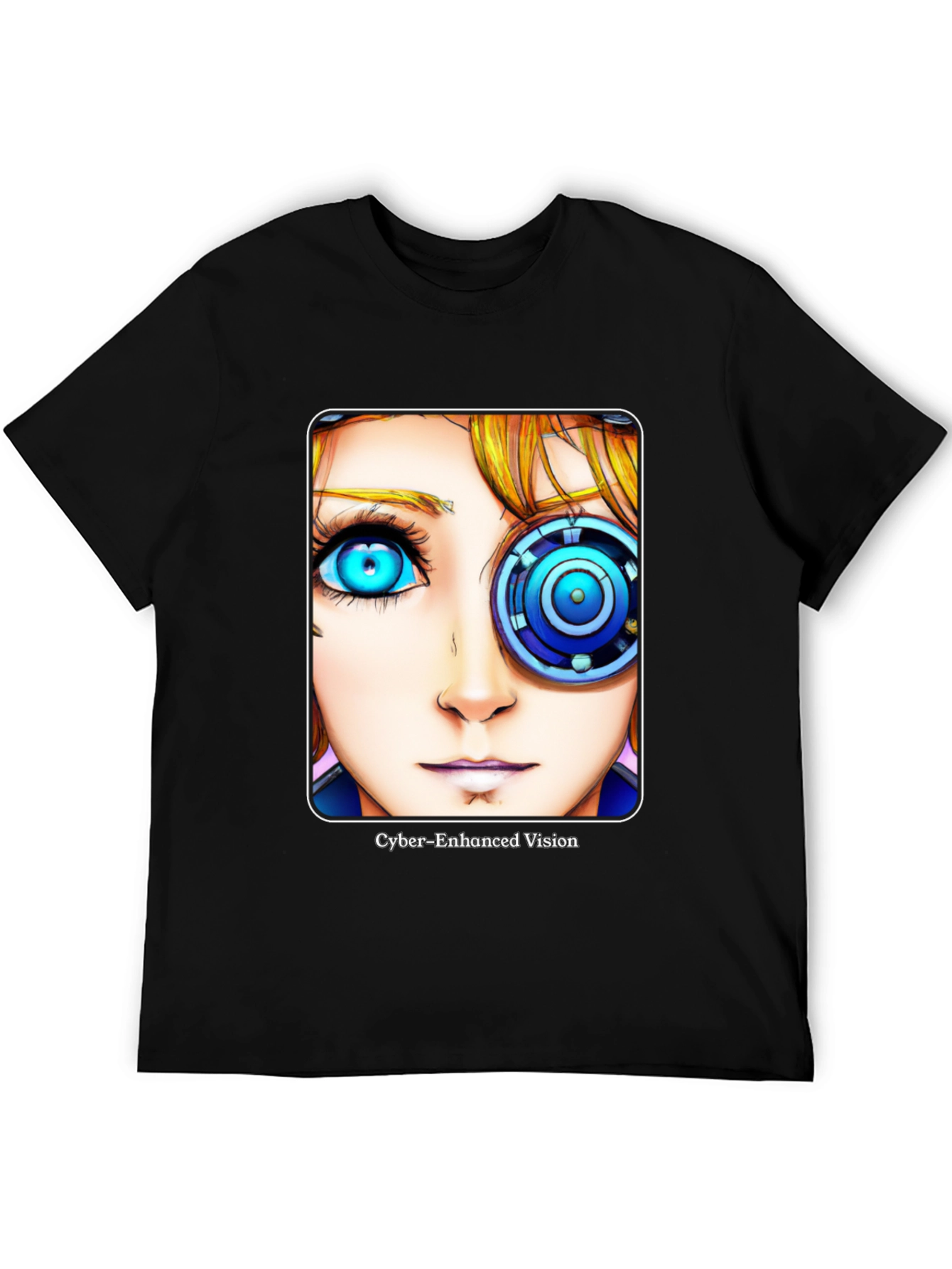 Cyberpunk Enhanced Vision Graphic T-Shirt