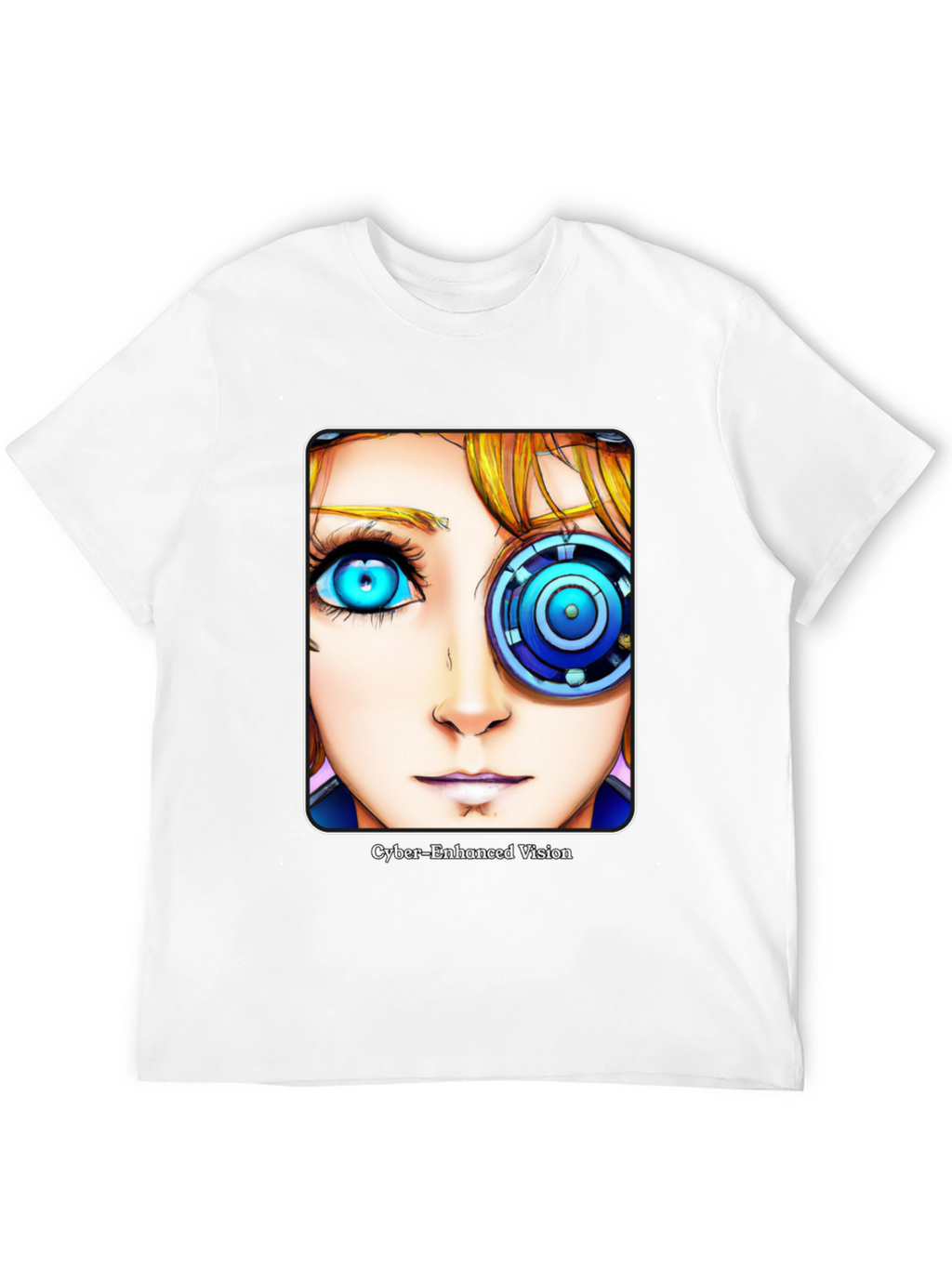 Cyberpunk Enhanced Vision Graphic T-Shirt