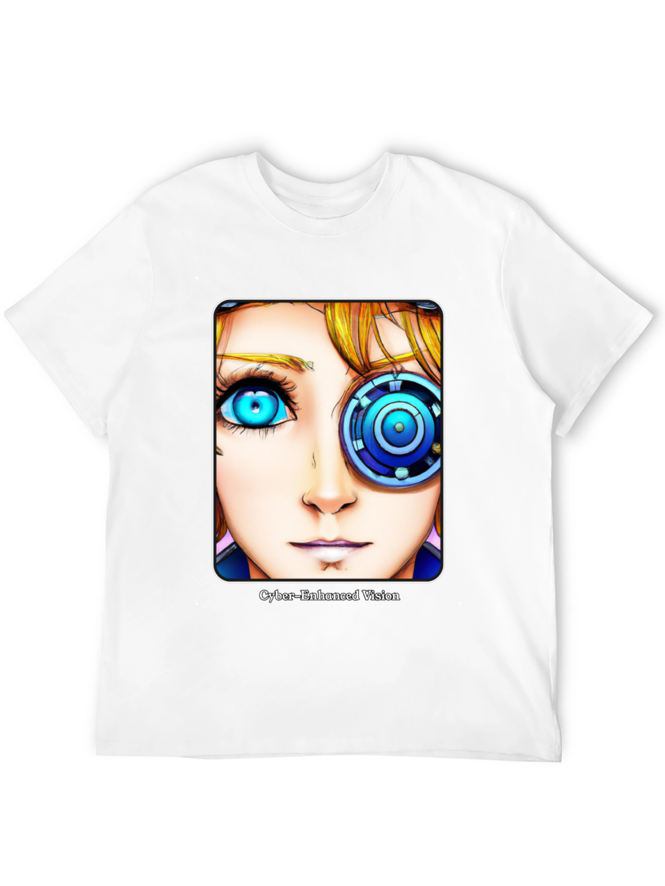 Cyberpunk Enhanced Vision Graphic T-Shirt