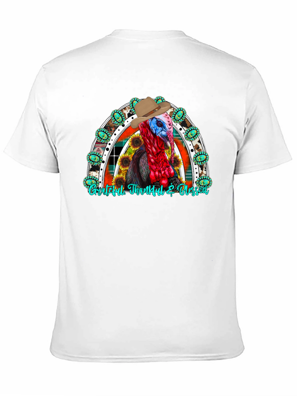 Thanksgiving Turkey Cowboy T-Shirt