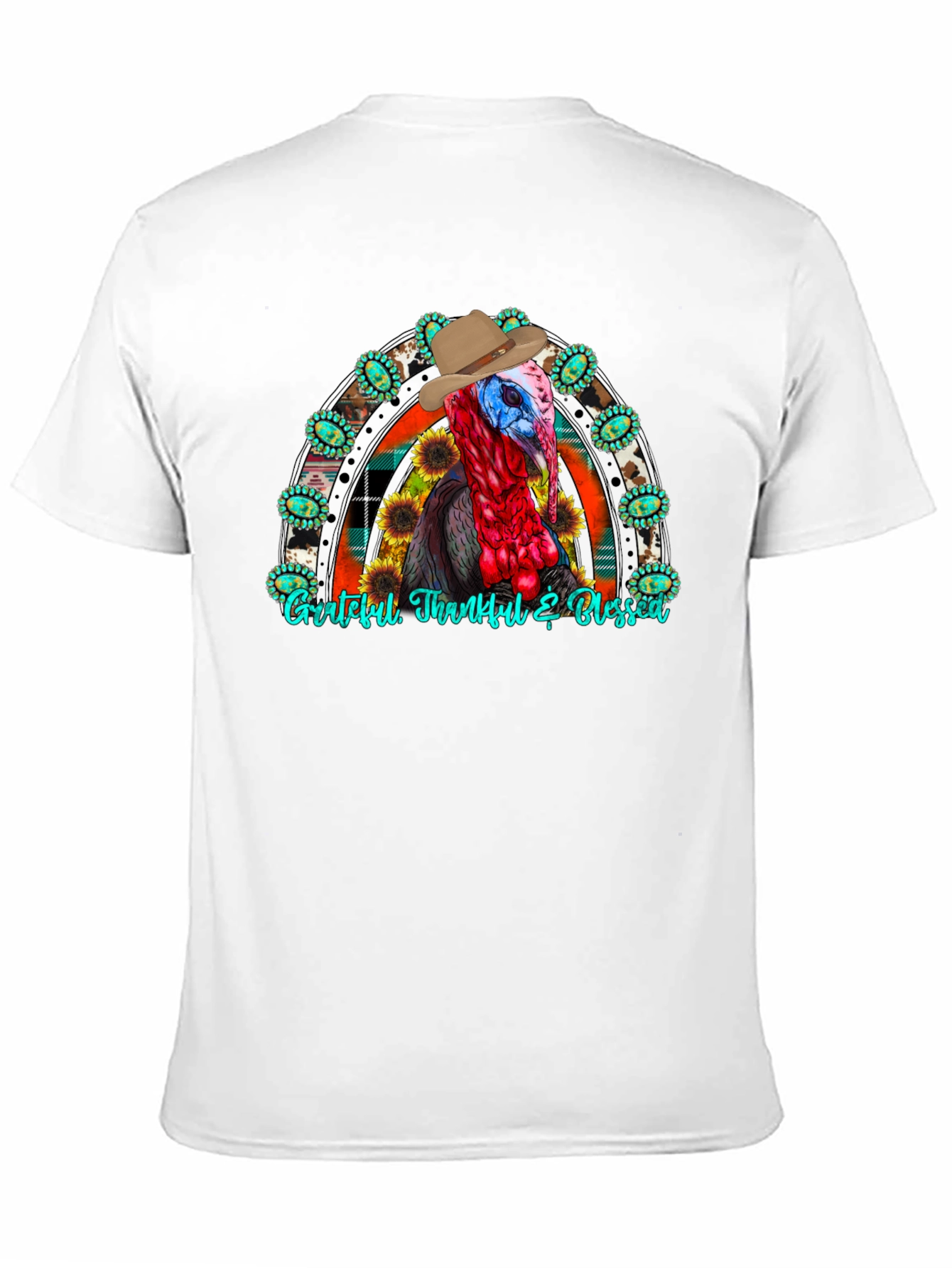 Thanksgiving Turkey Cowboy T-Shirt