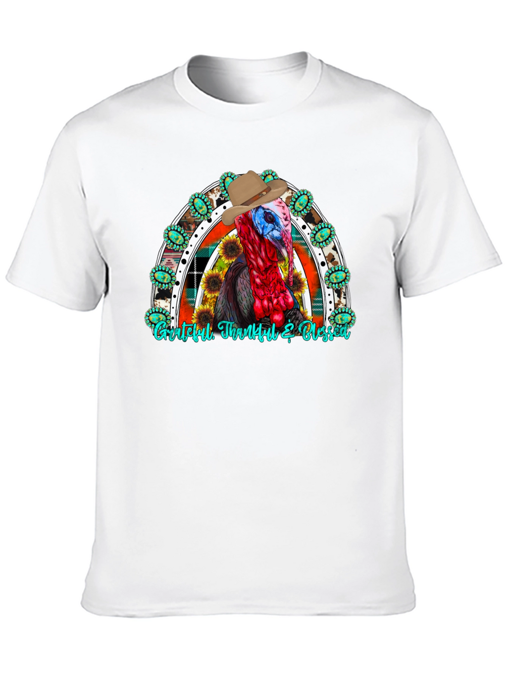 Thanksgiving Turkey Cowboy T-Shirt