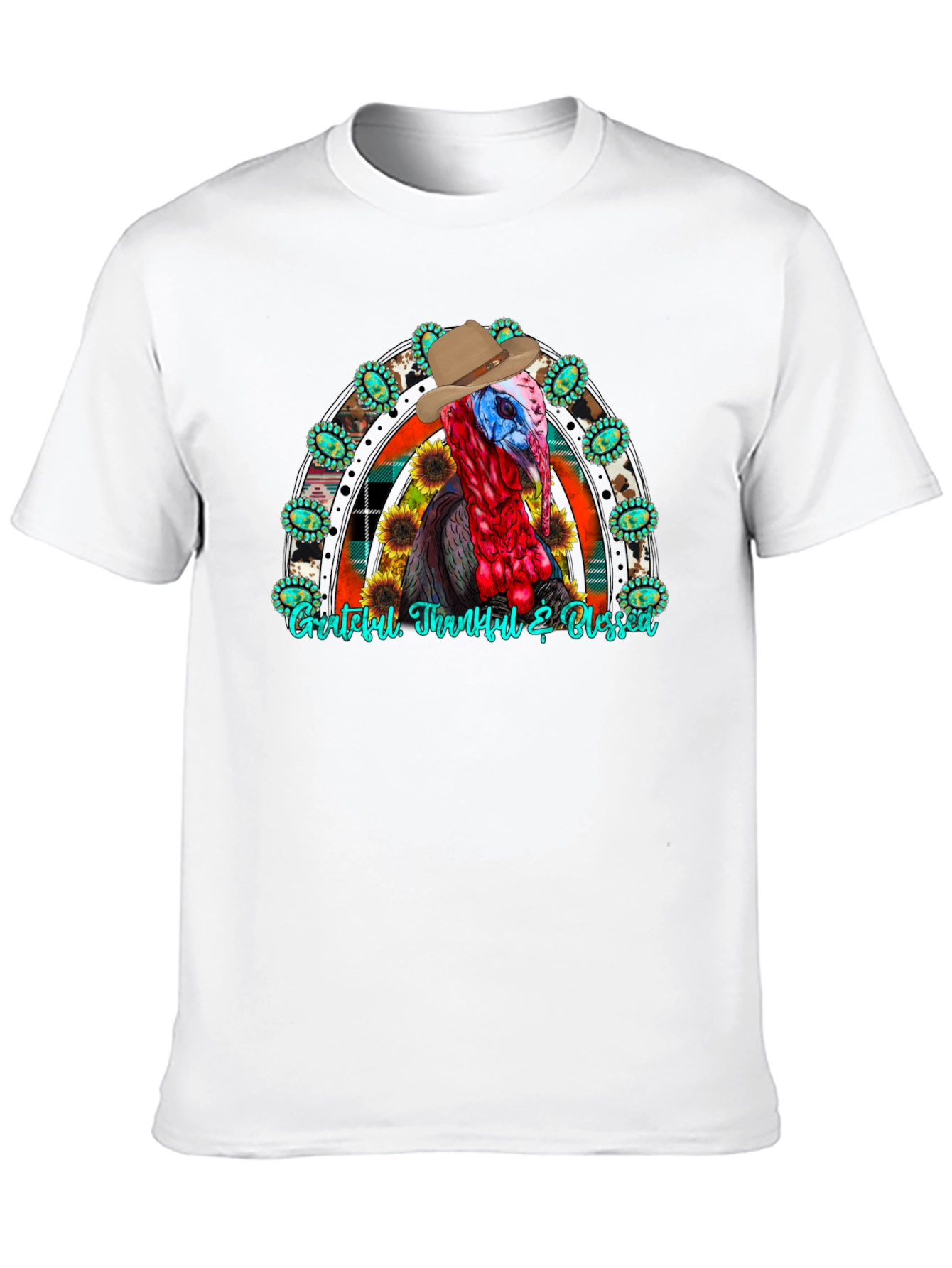 Thanksgiving Turkey Cowboy T-Shirt
