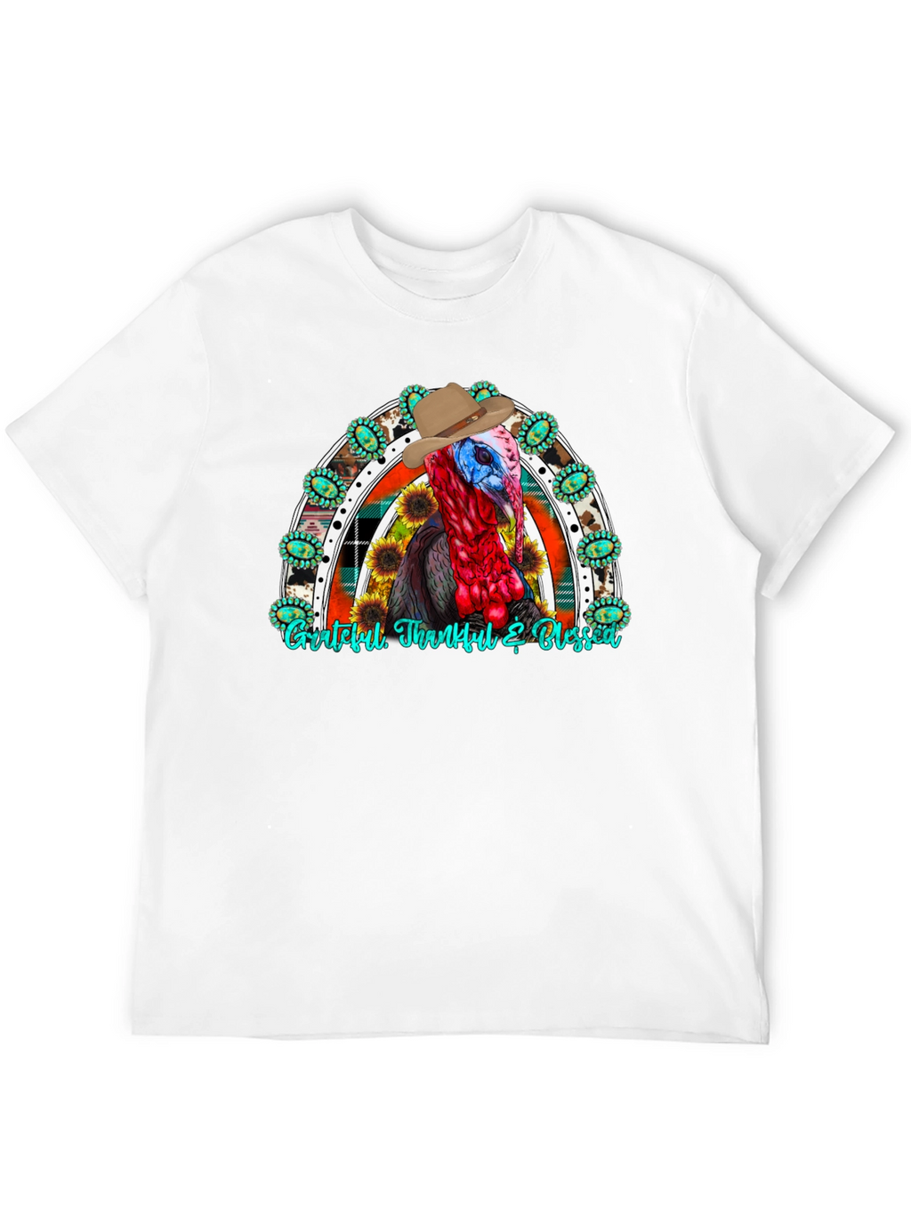 Thanksgiving Turkey Cowboy T-Shirt