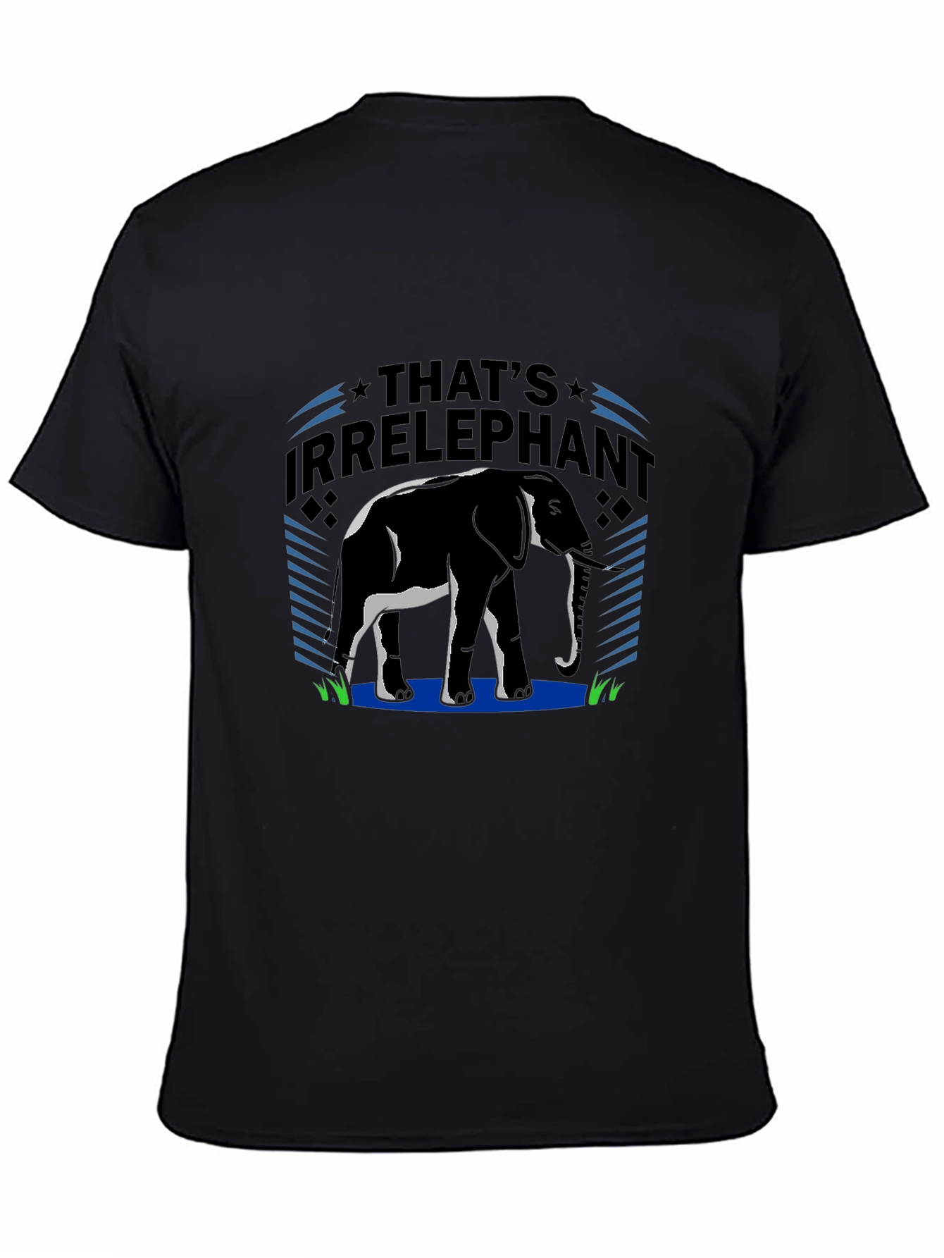 Thats Irrelephant Black T-Shirt