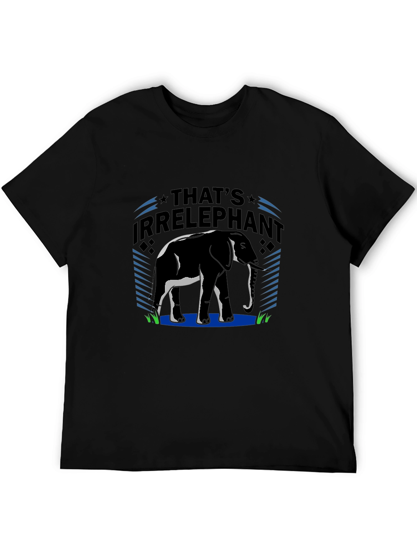 Thats Irrelephant Black T-Shirt