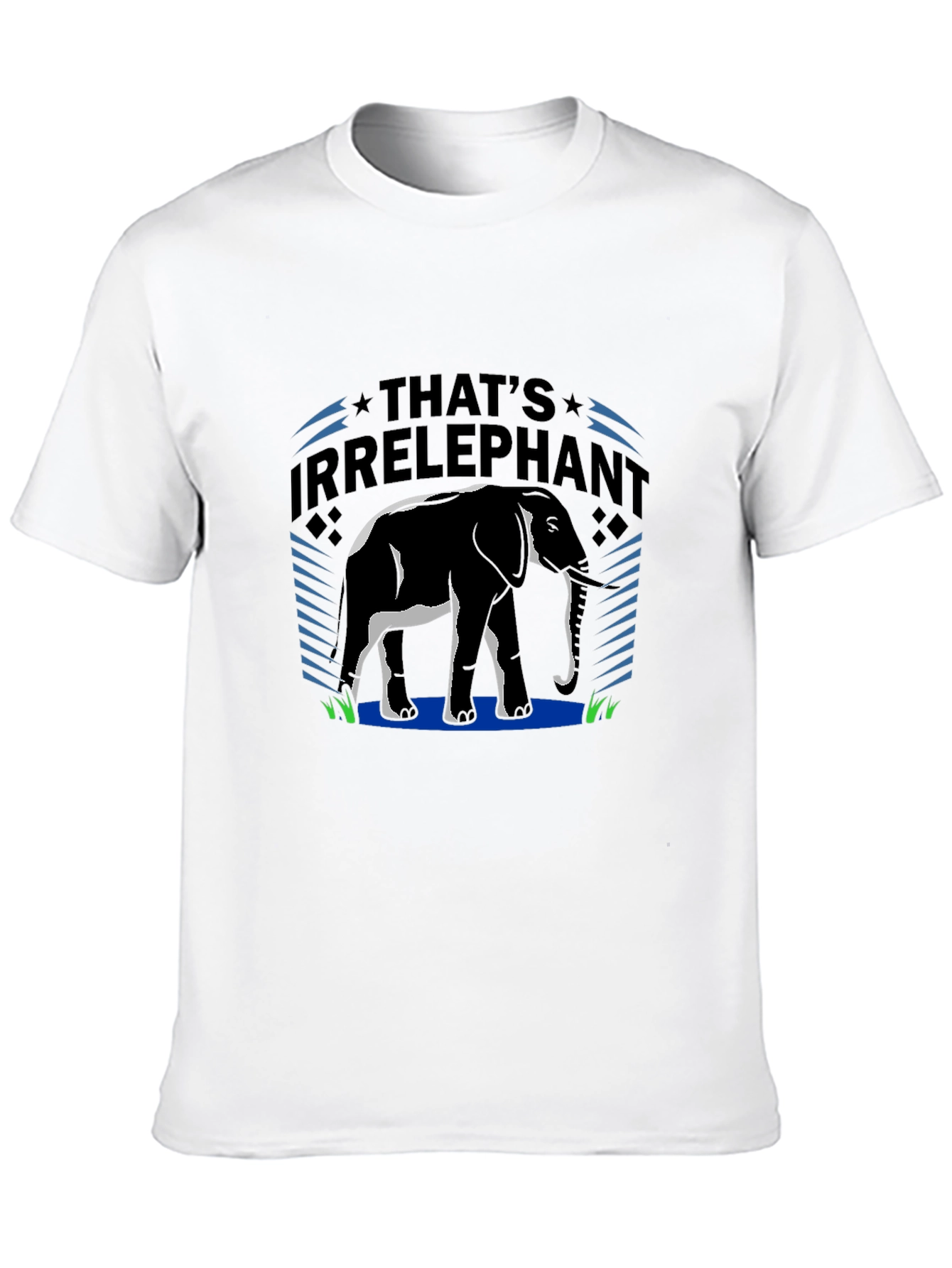 Thats Irrelephant Black T-Shirt