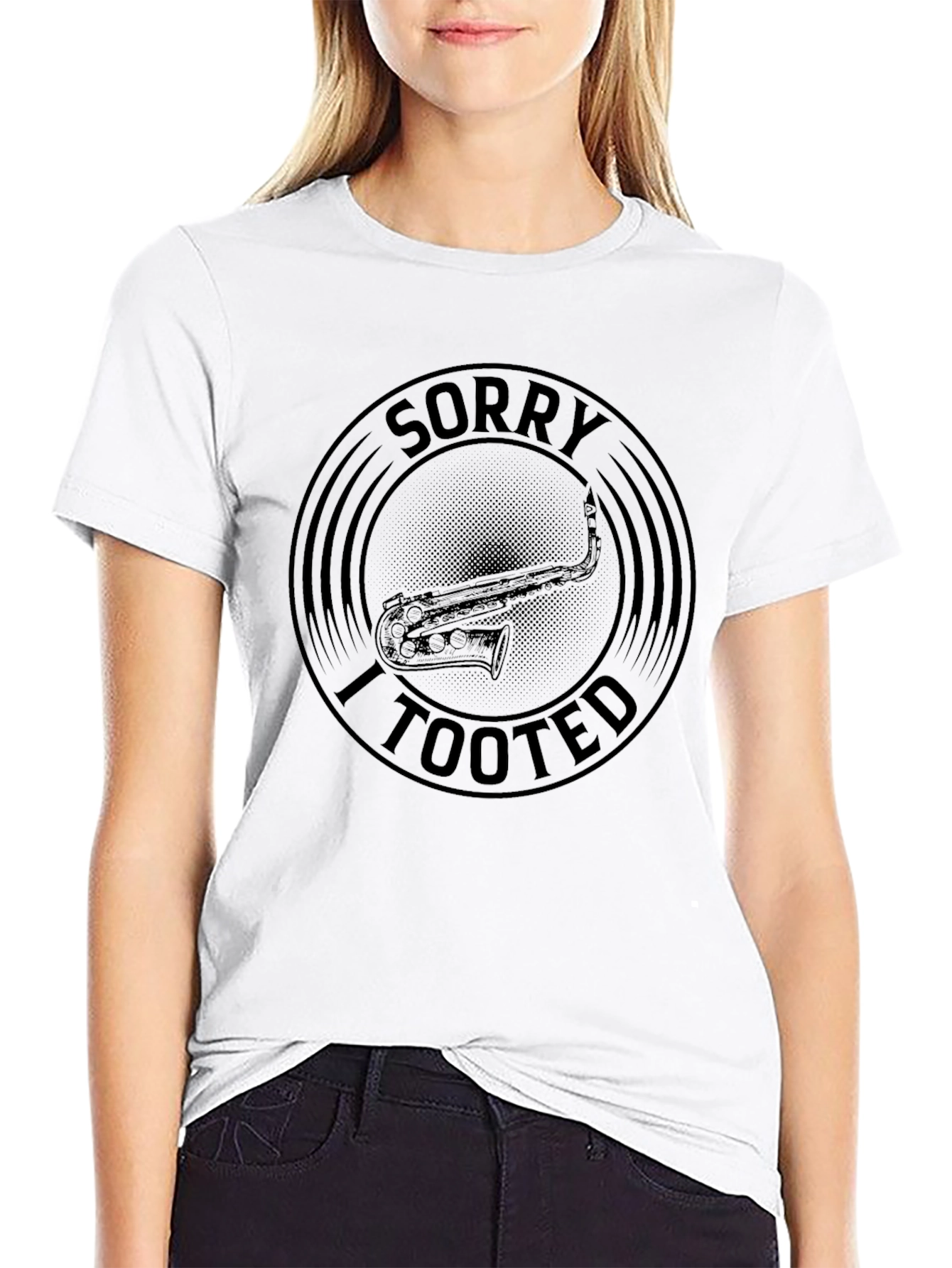 Sorry I Tooted Saxophone T-Shirt