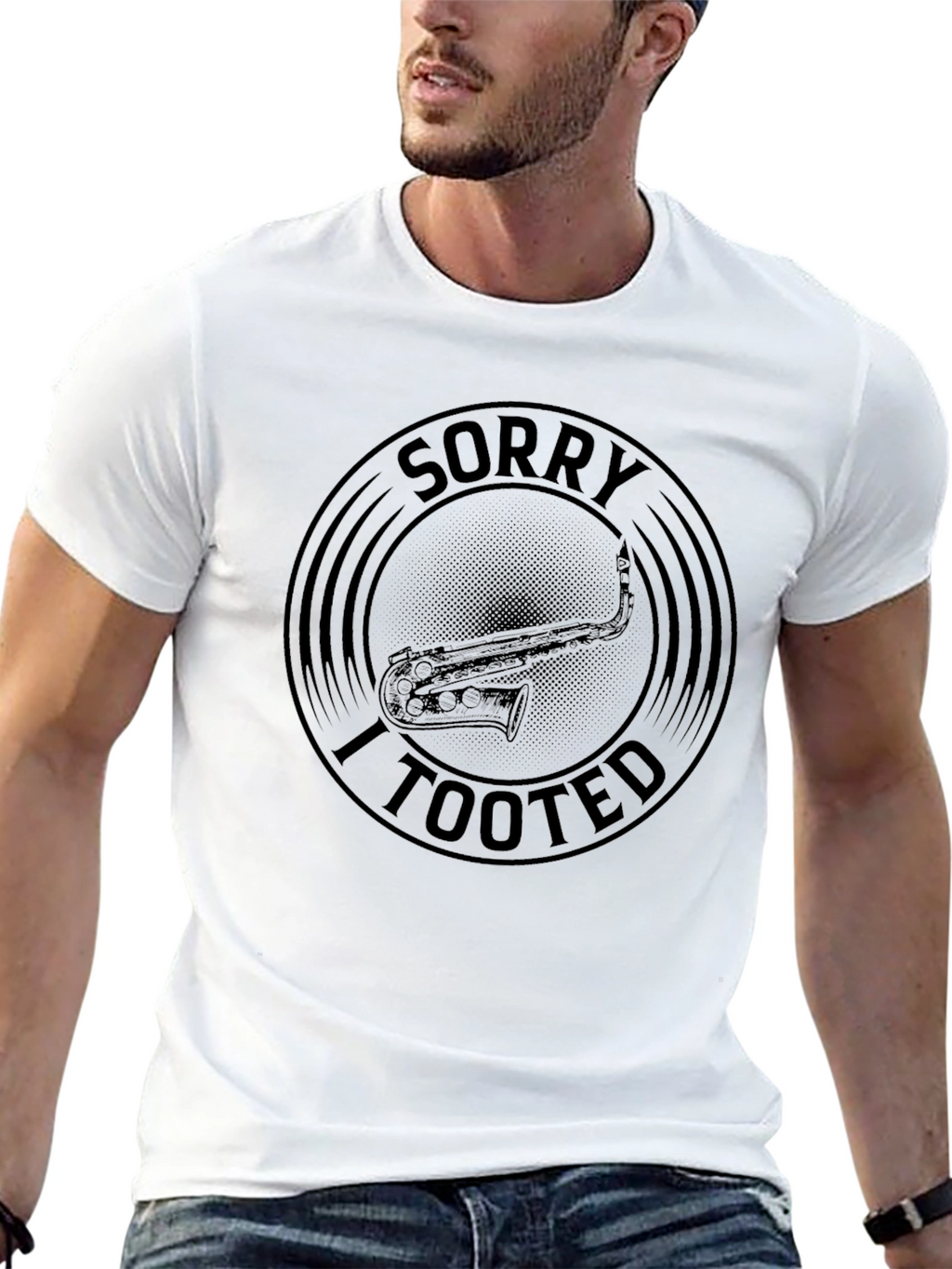 Sorry I Tooted Saxophone T-Shirt