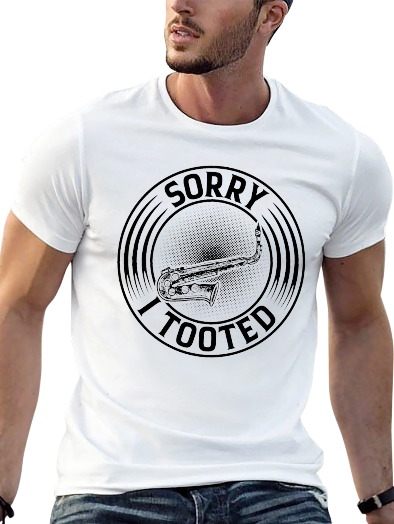 Sorry I Tooted Saxophone T-Shirt