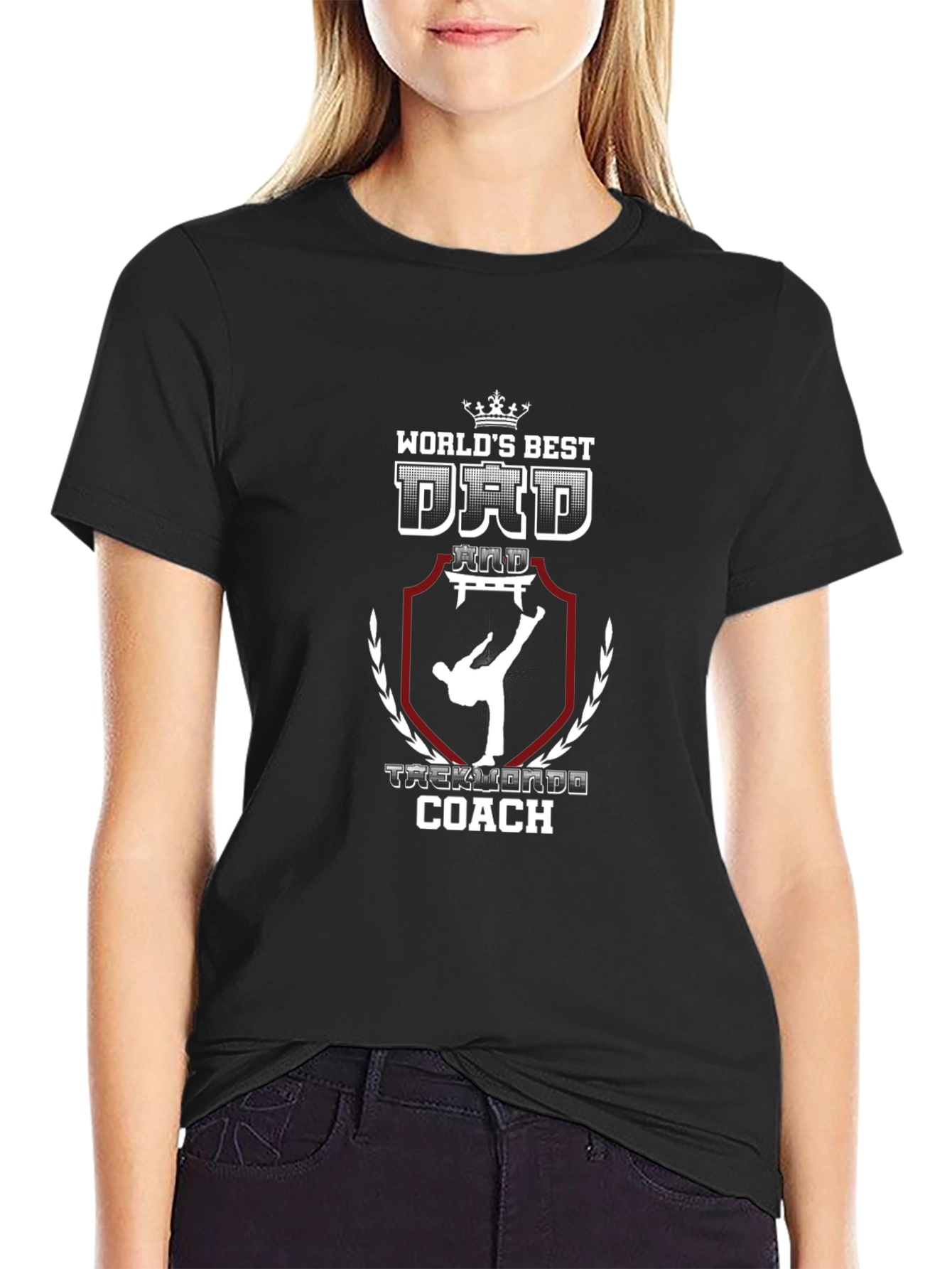 Worlds Best Dad Taekwondo Coach T-Shirt