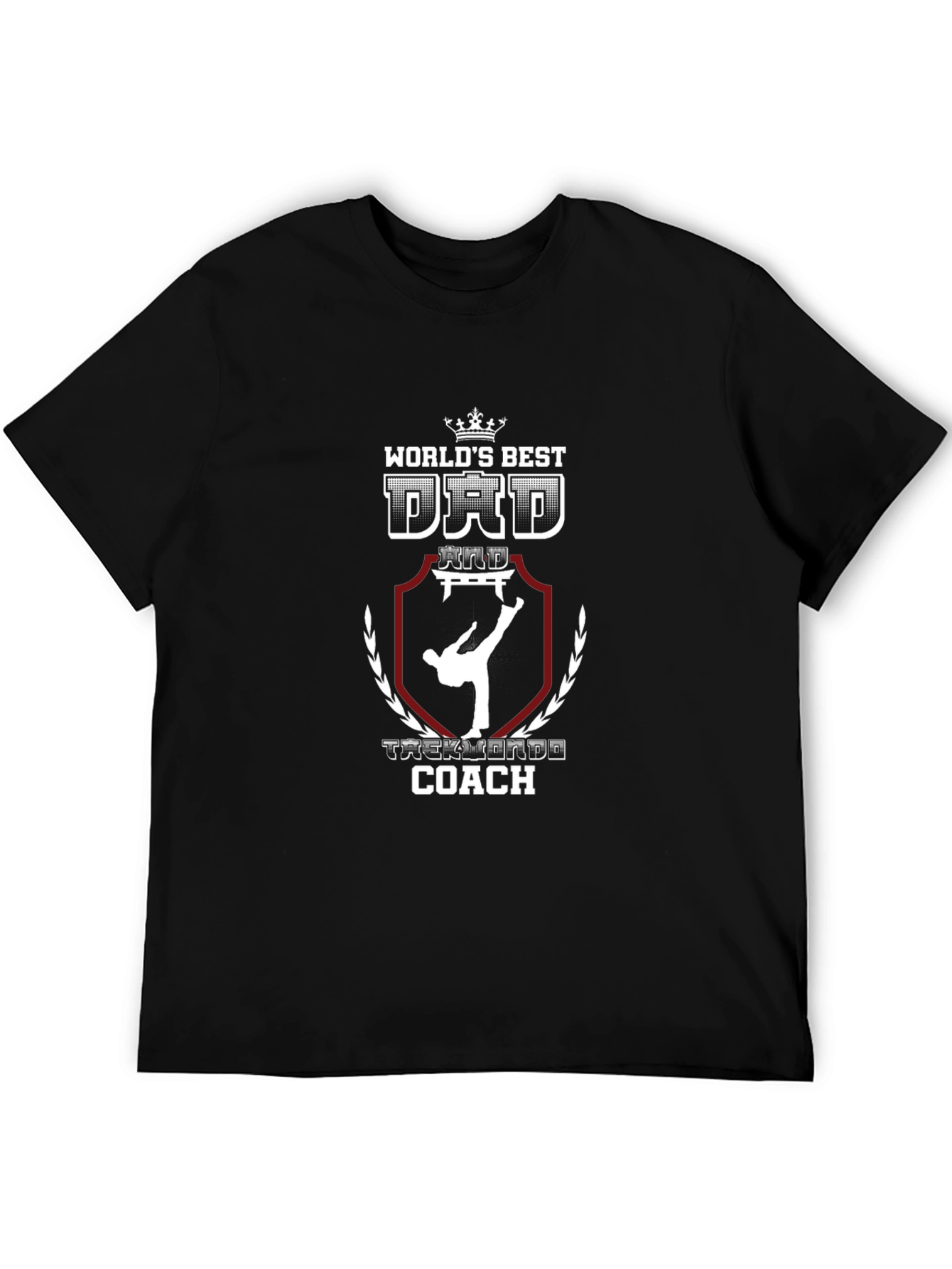 Worlds Best Dad Taekwondo Coach T-Shirt