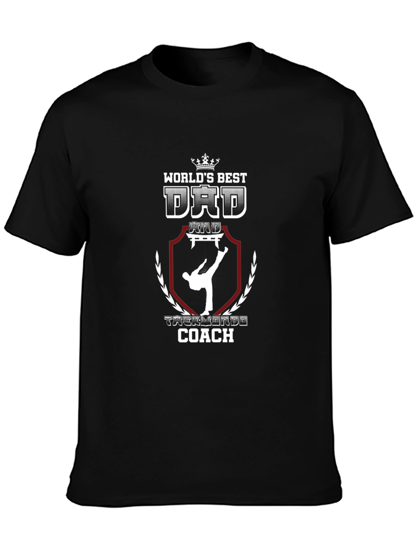 Worlds Best Dad Taekwondo Coach T-Shirt