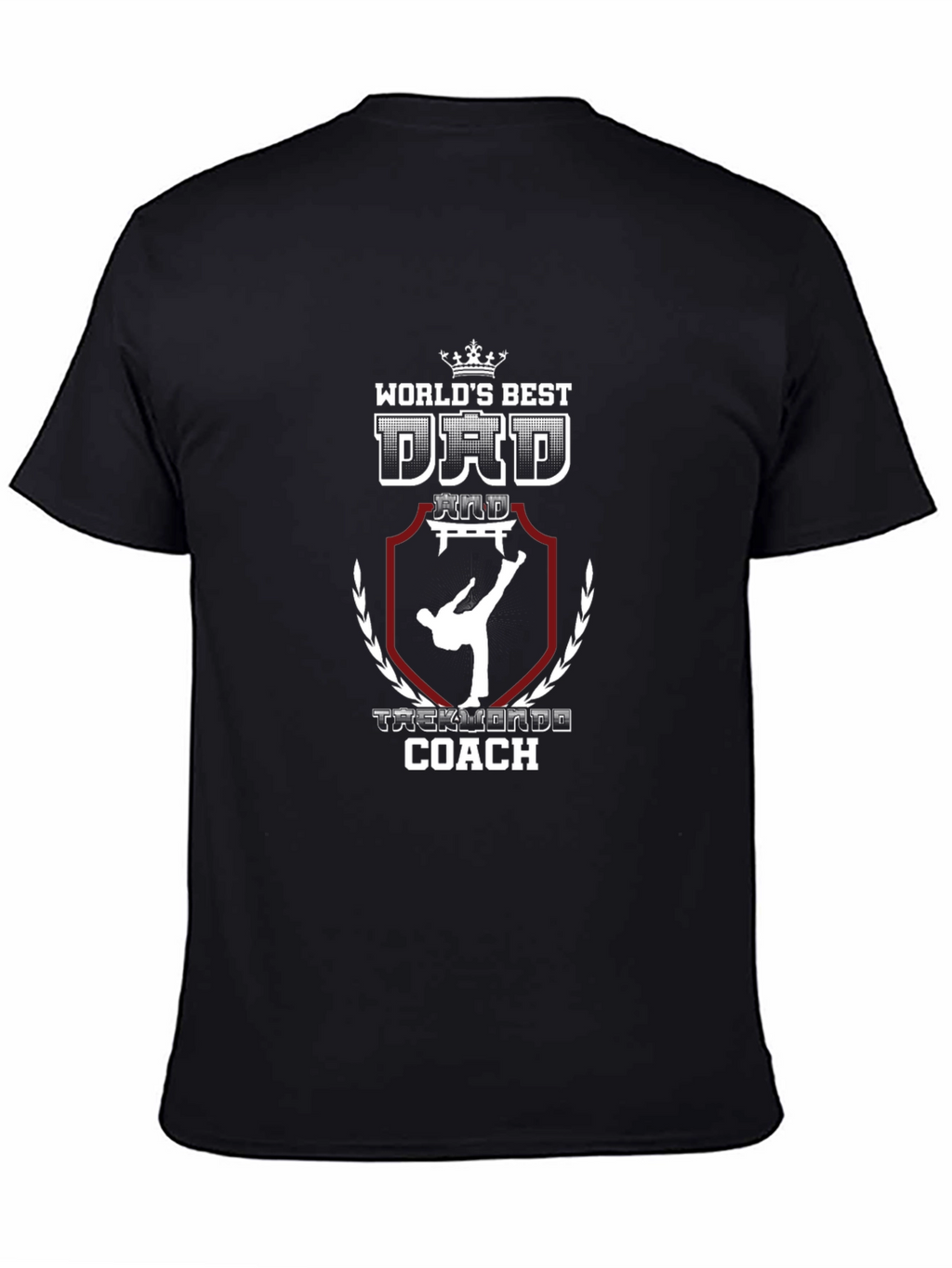 Worlds Best Dad Taekwondo Coach T-Shirt