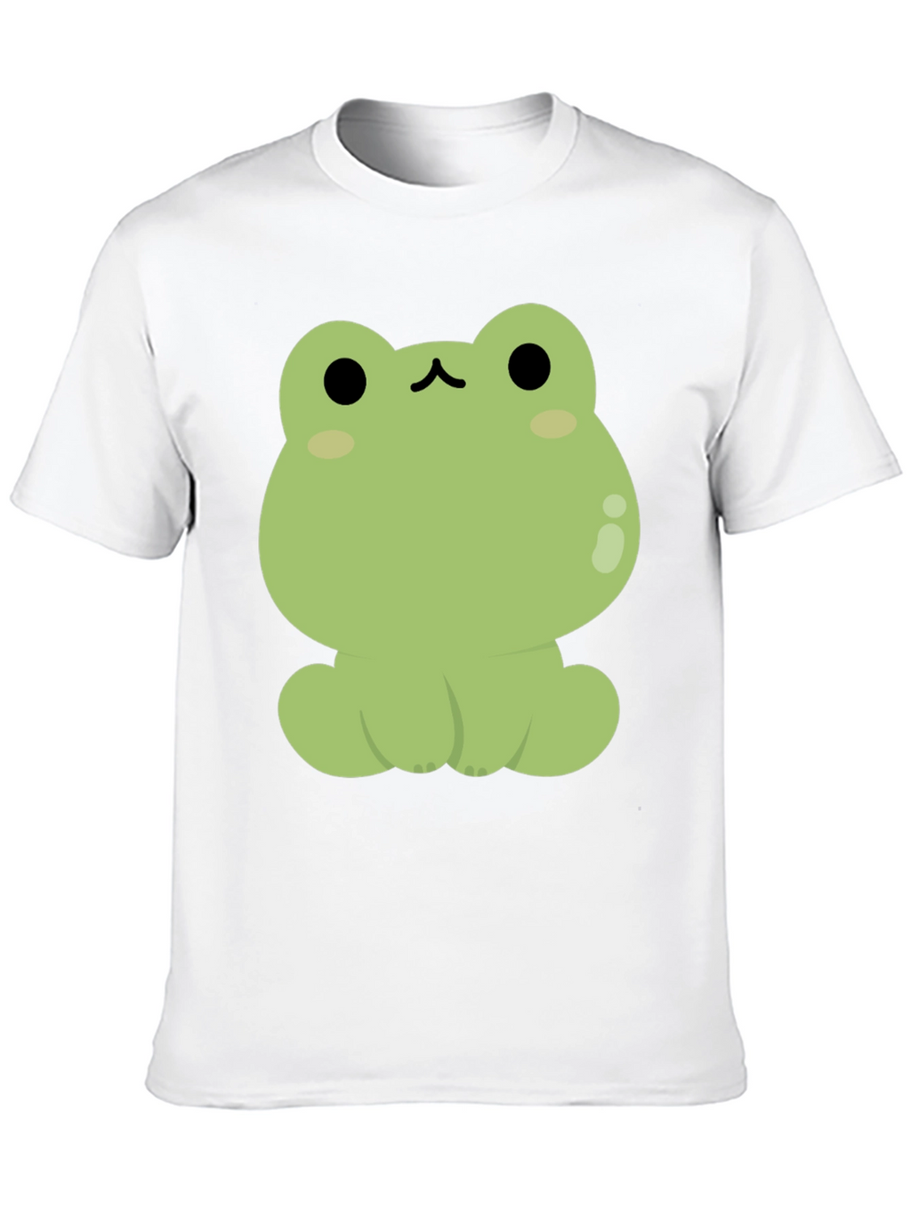 Cute Frog Graphic Black T-Shirt