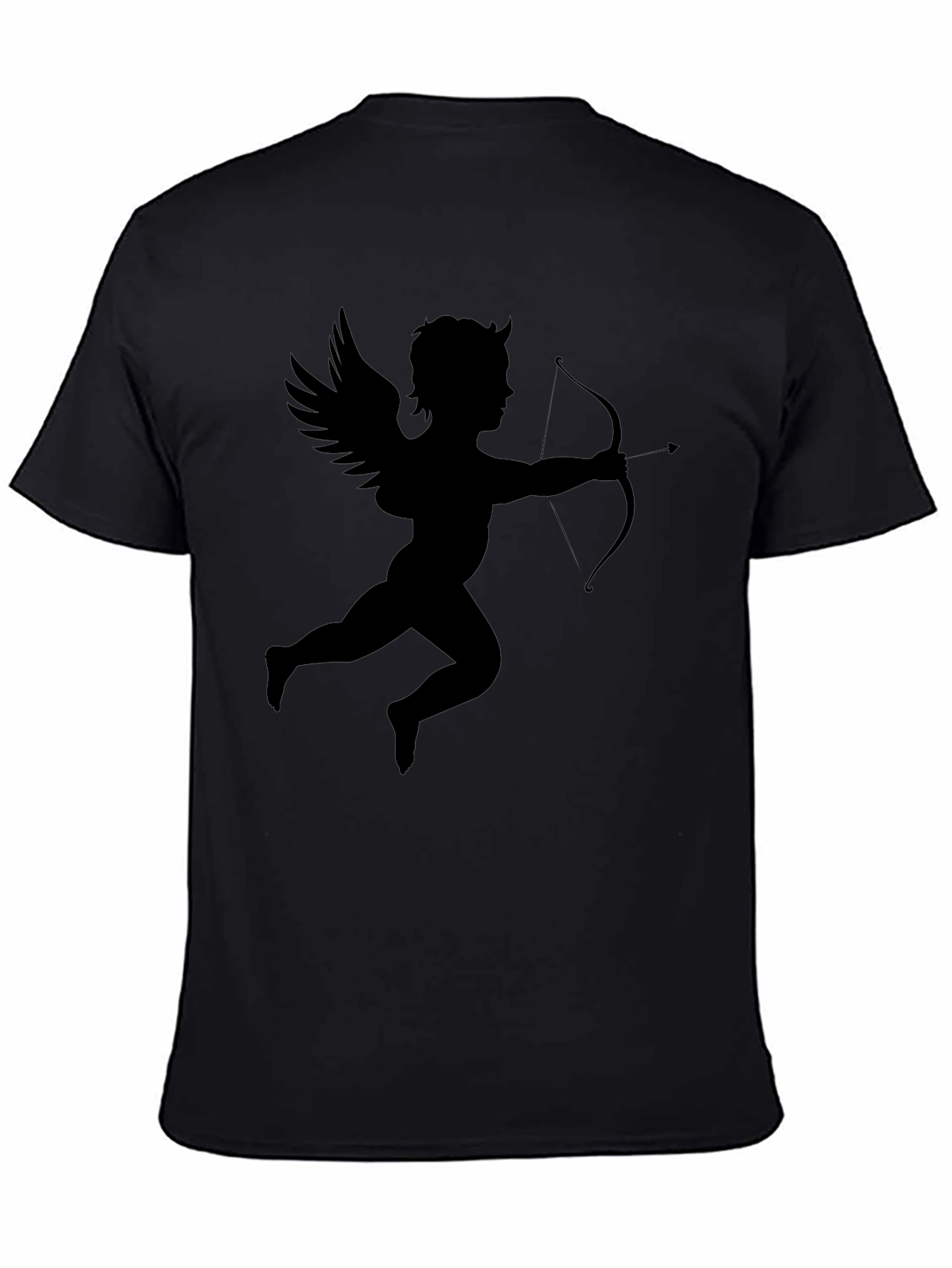 Cupid Graphic T-Shirt - Black
