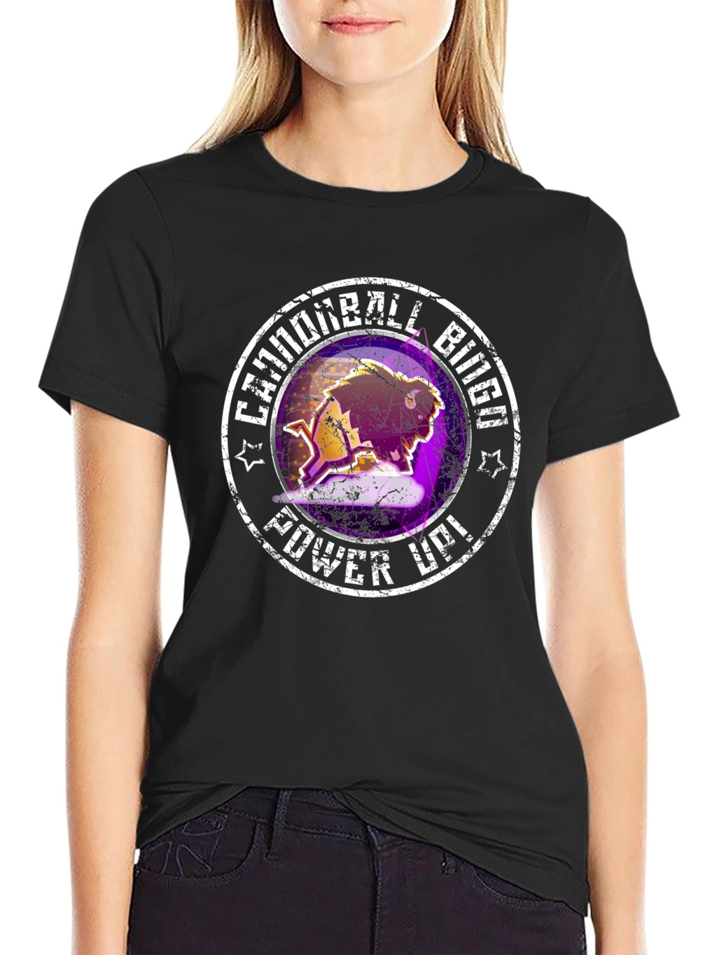 Cannonball Biiga Power Up Black T-Shirt