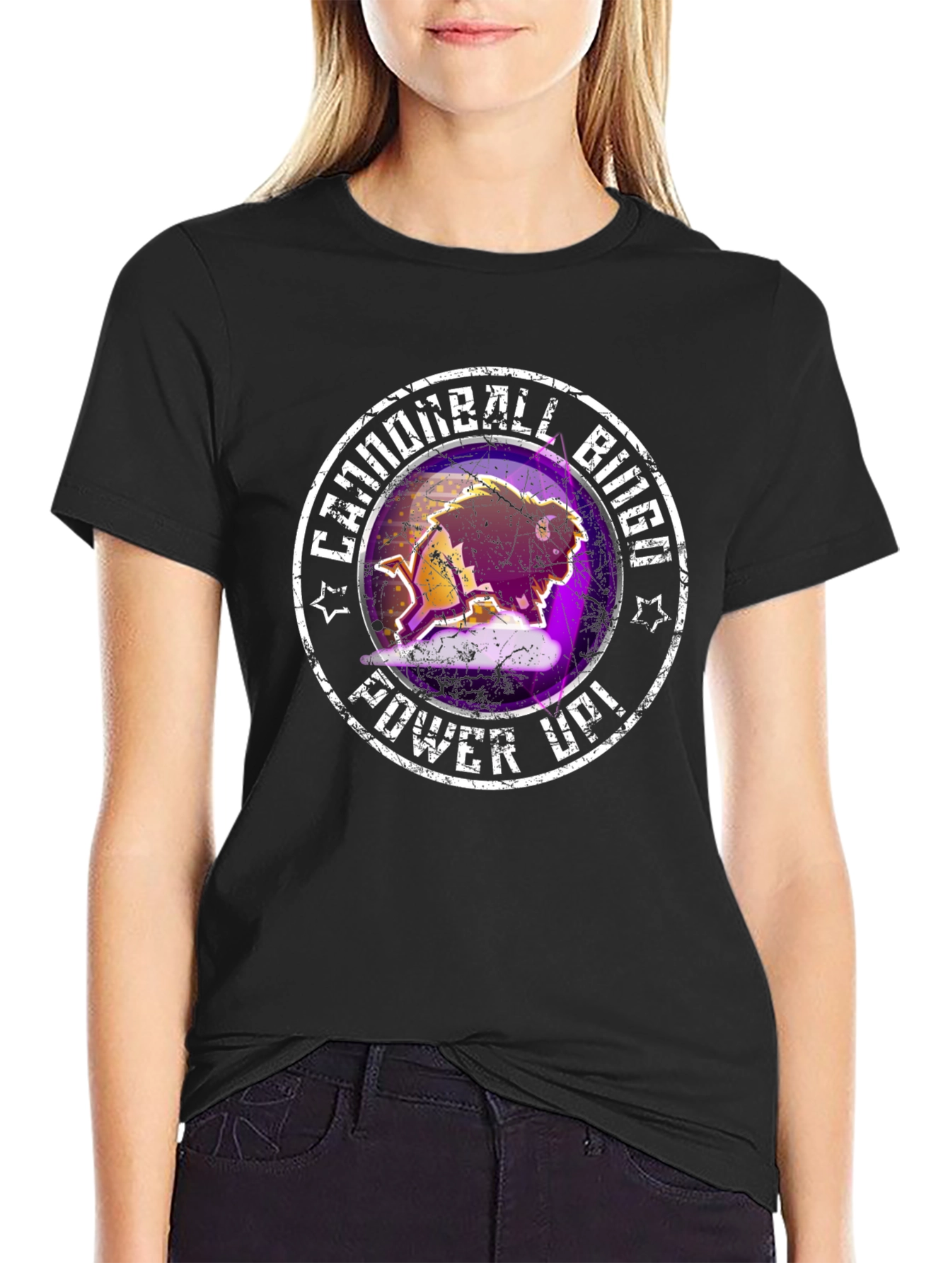 Cannonball Biiga Power Up Black T-Shirt