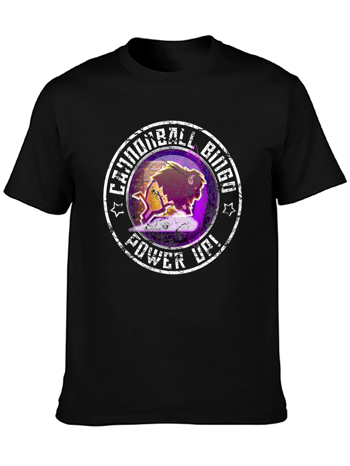 Cannonball Biiga Power Up Black T-Shirt