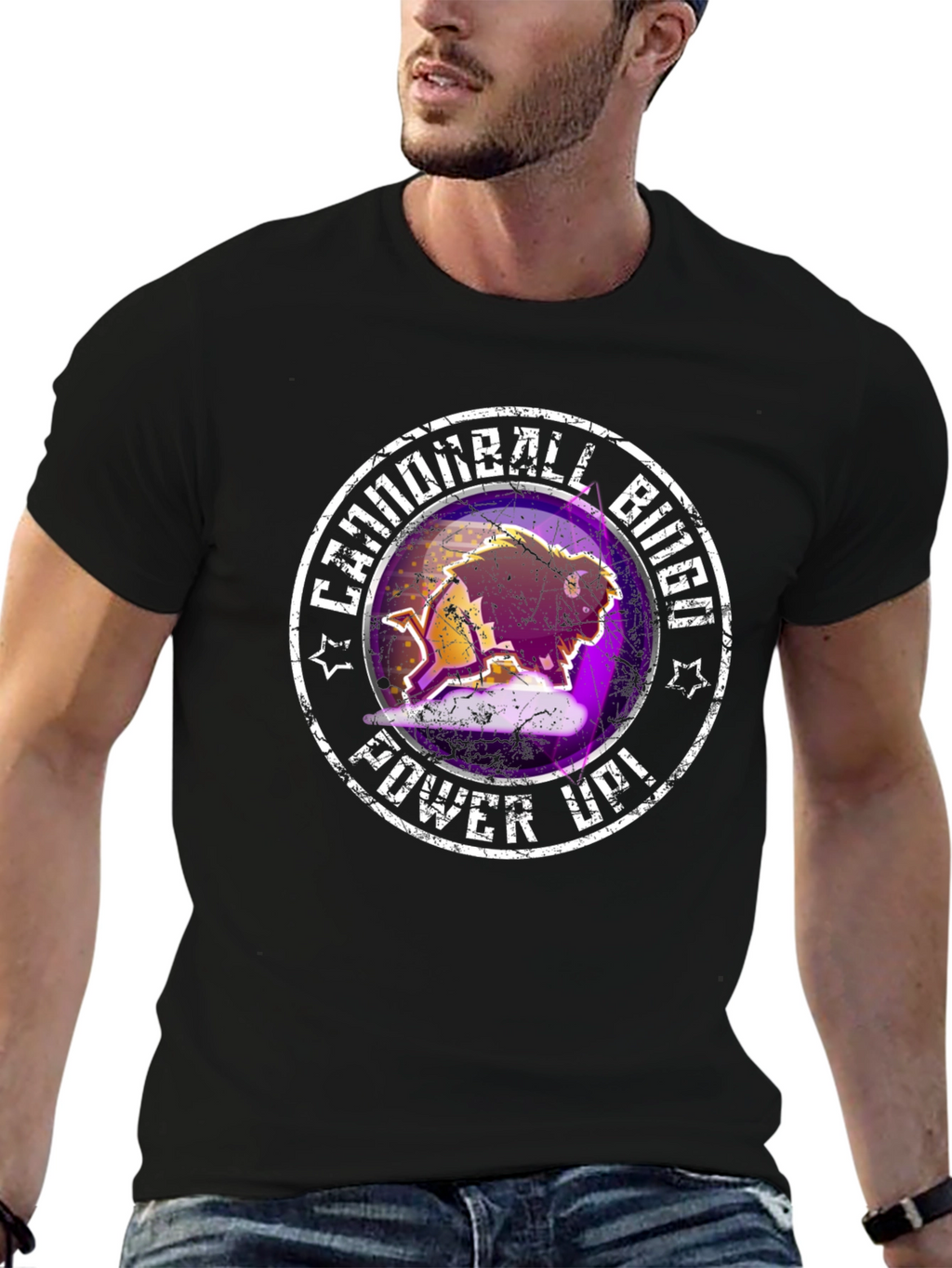 Cannonball Biiga Power Up Black T-Shirt