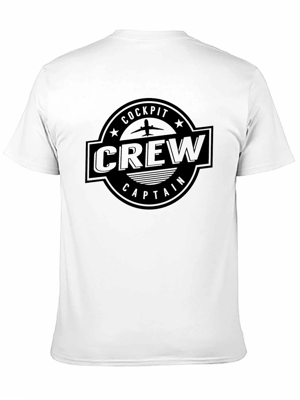Cockpit Crew Captain Graphic Tee - Black