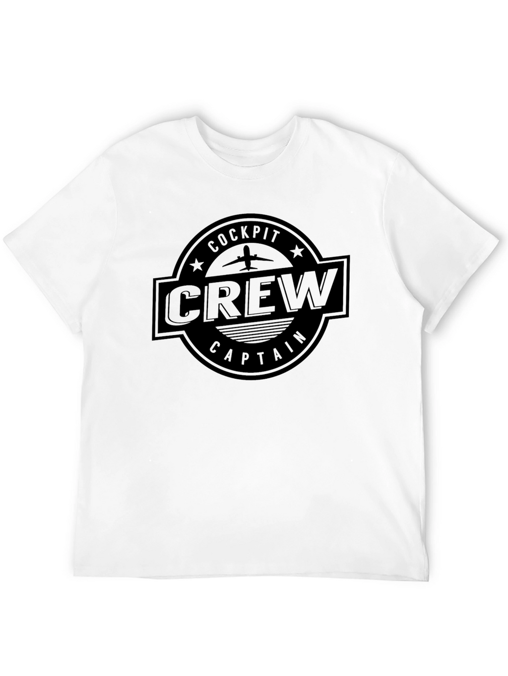 Cockpit Crew Captain Graphic Tee - Black