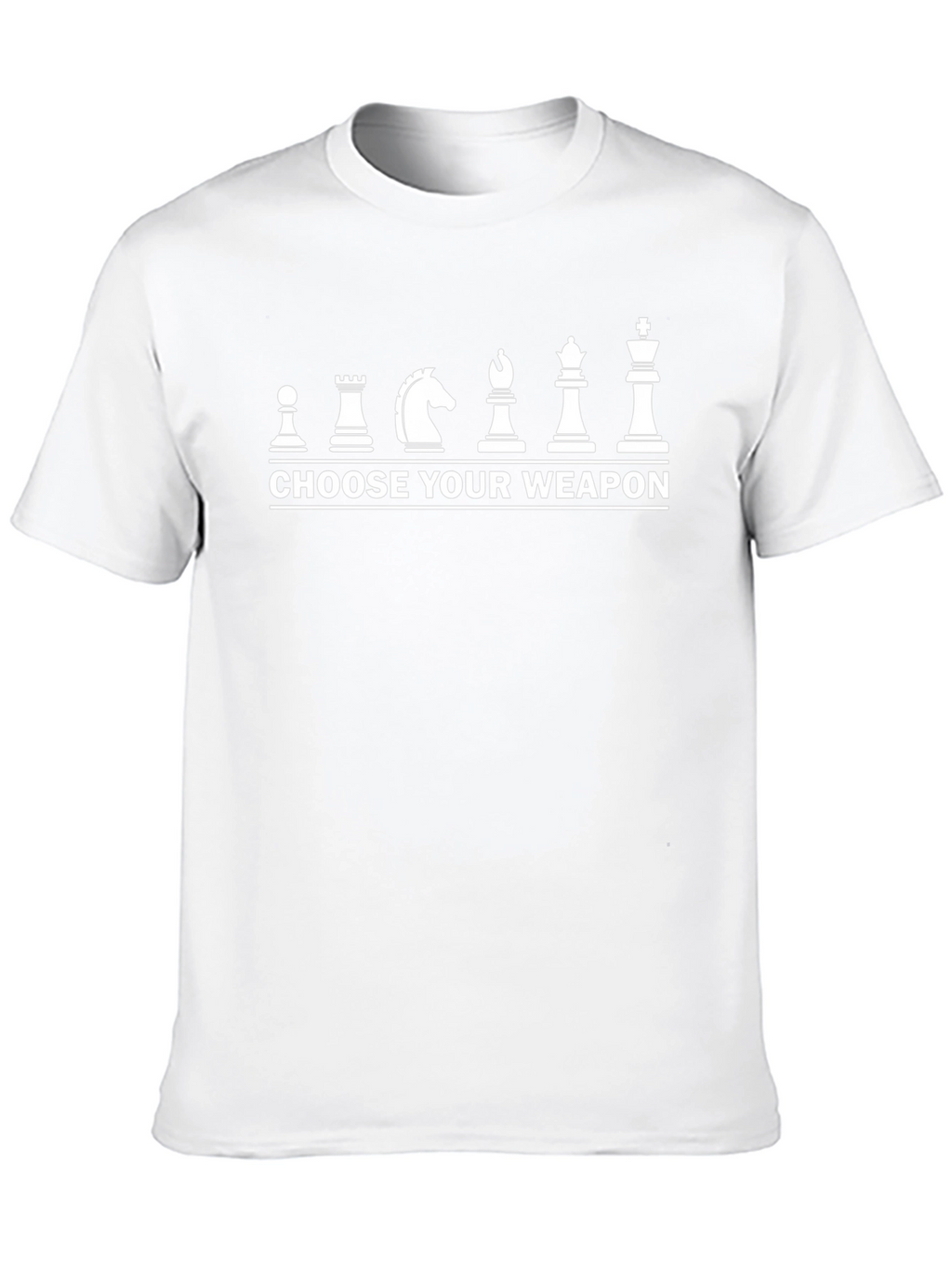 Chess Piece Choose Your Weapon Graphic T-Shirt