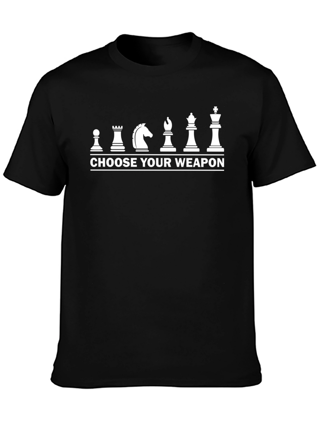 Chess Piece Choose Your Weapon Graphic T-Shirt