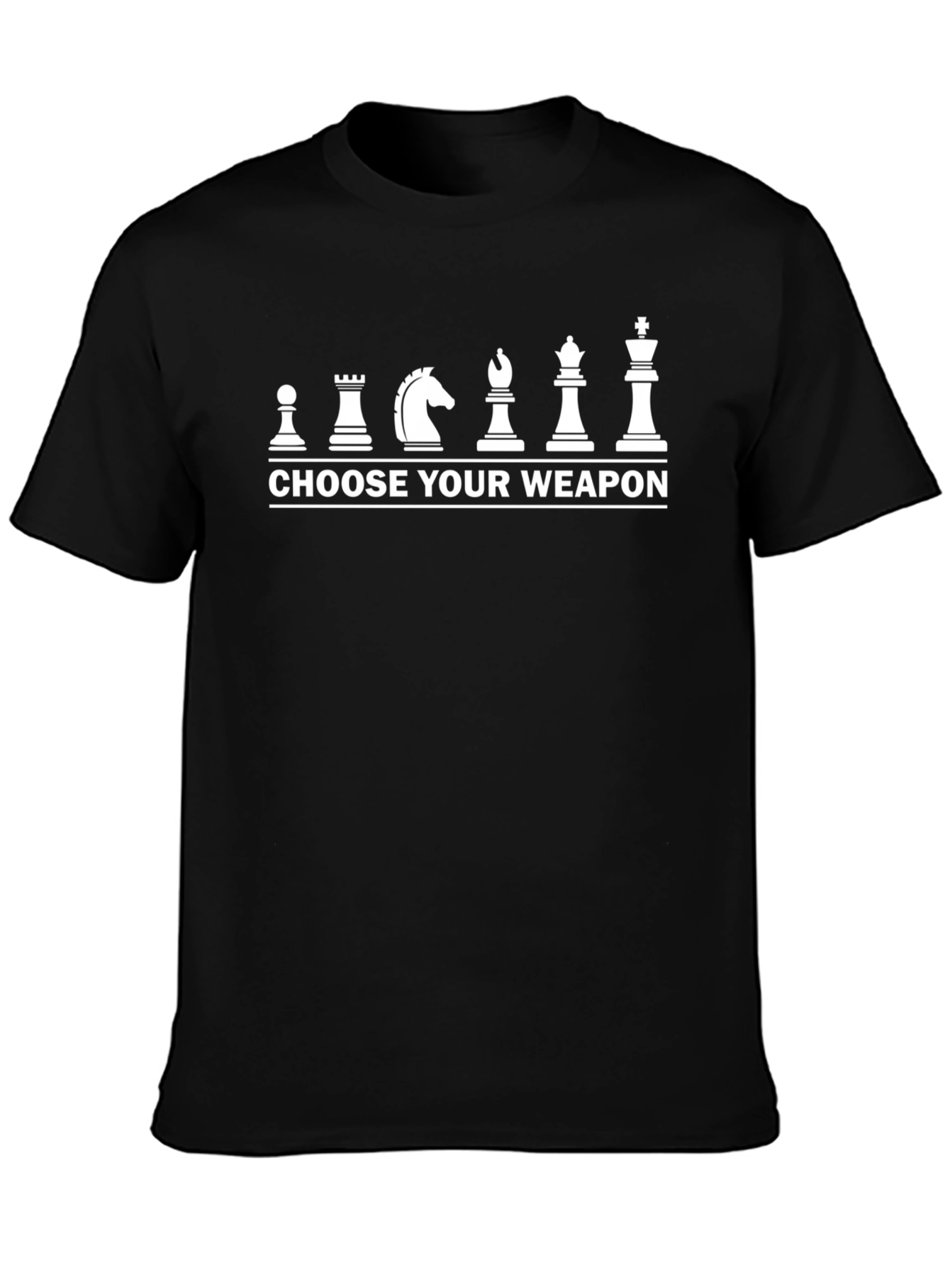 Chess Piece Choose Your Weapon Graphic T-Shirt