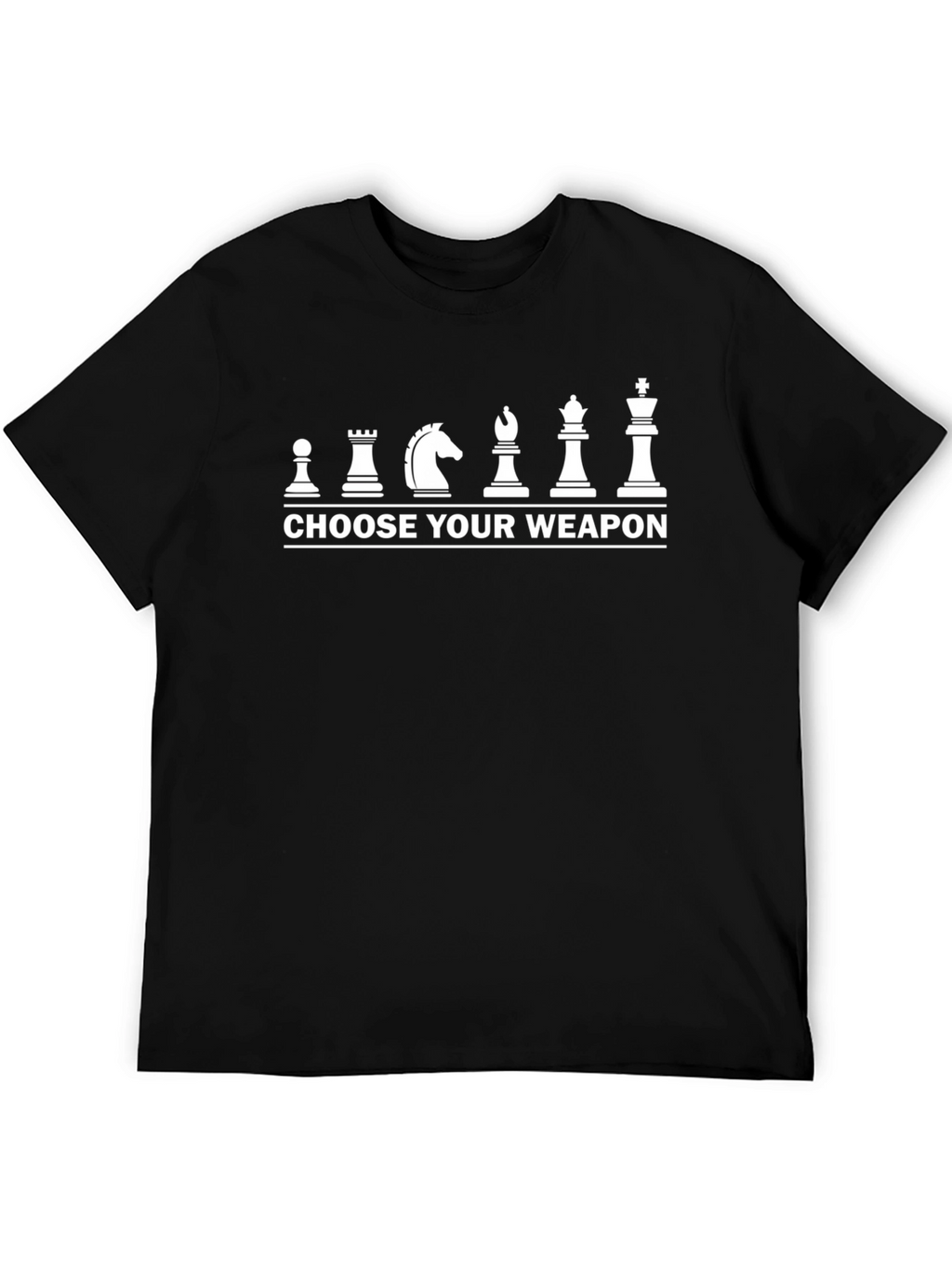 Chess Piece Choose Your Weapon Graphic T-Shirt