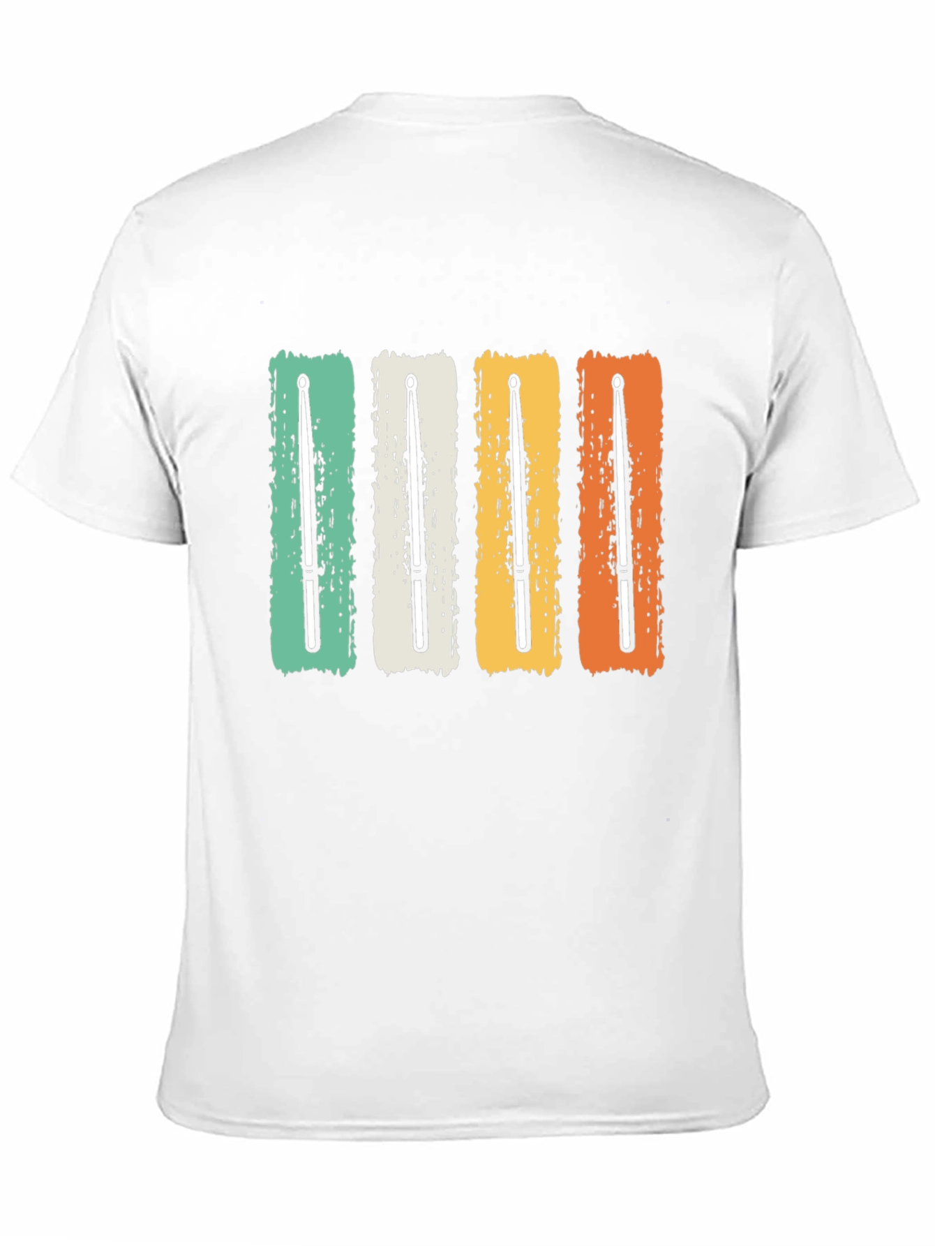 Retro Drumsticks T-Shirt - Music Lover Tee